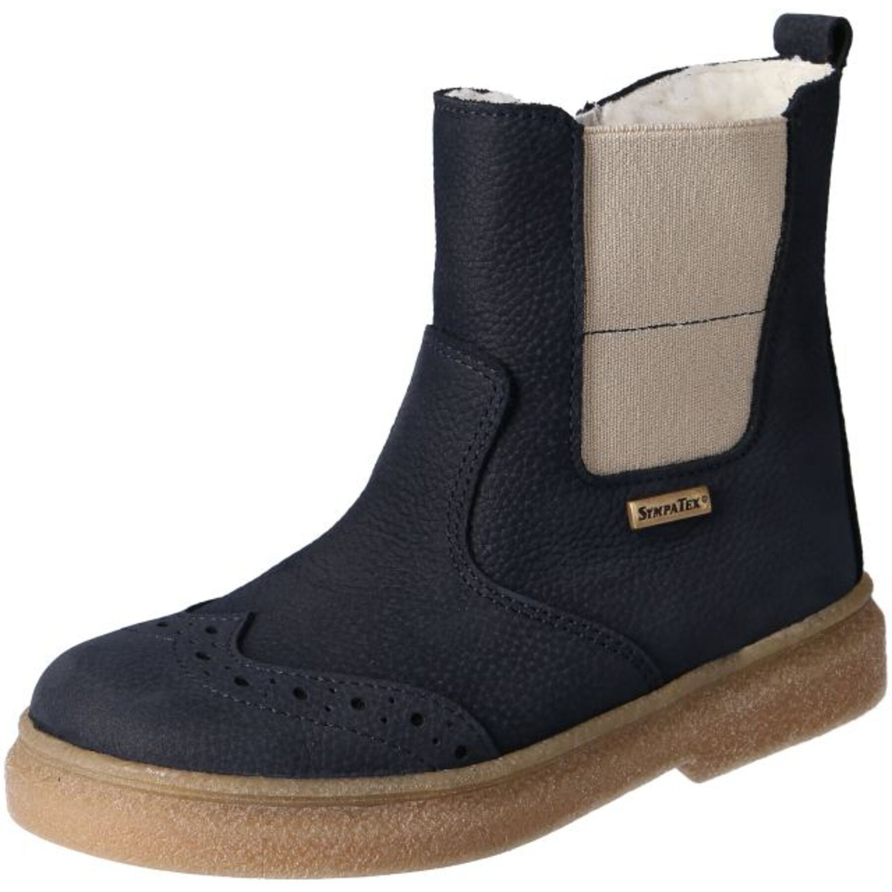 blaue stiefel 3-4 ansicht