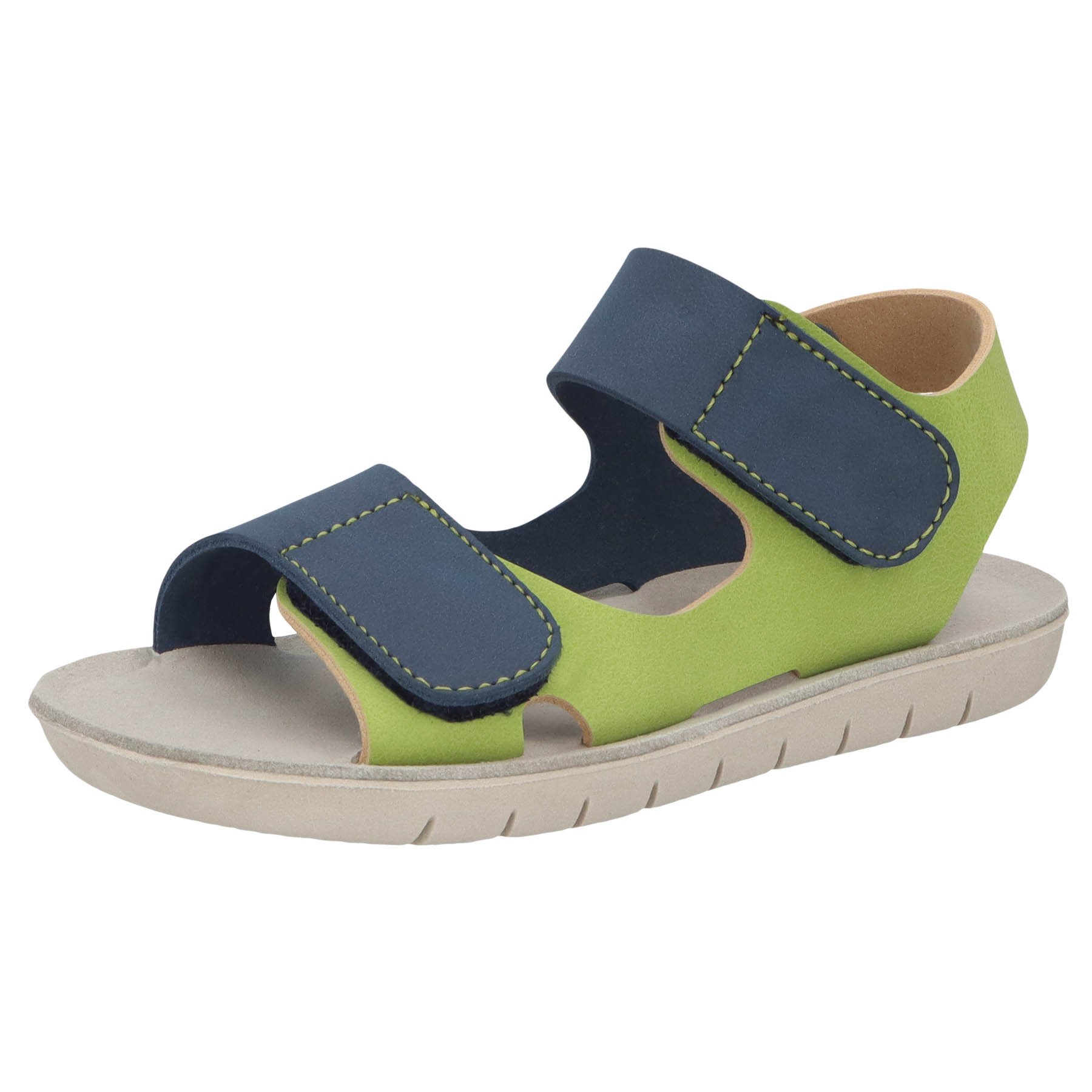 blaue sandale 3-4 ansicht