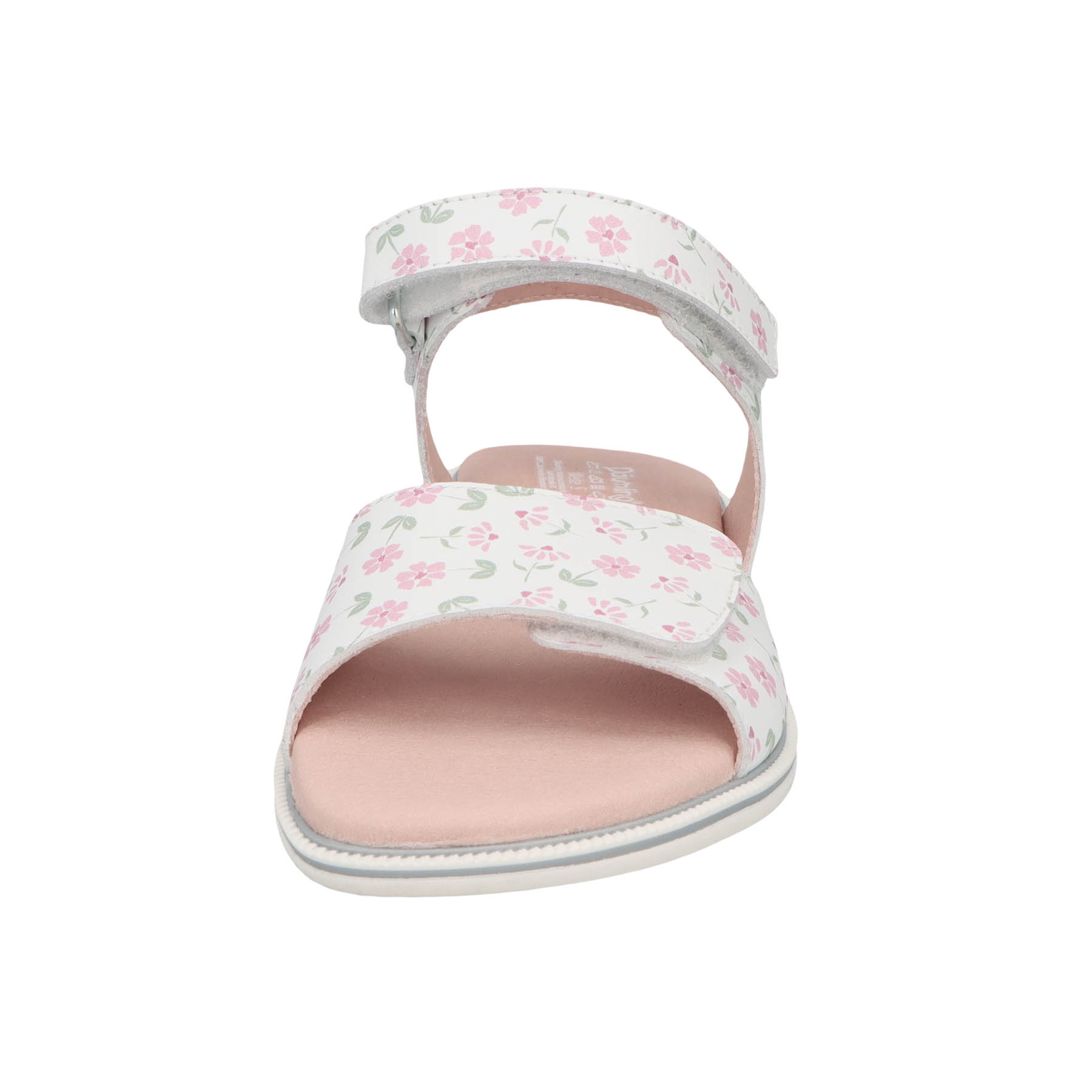 weiße sandale vorderansicht