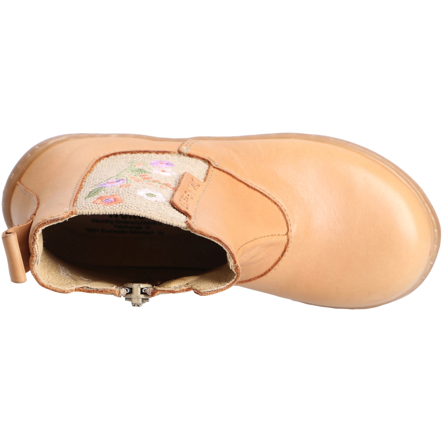 braune halbschuh draufsicht