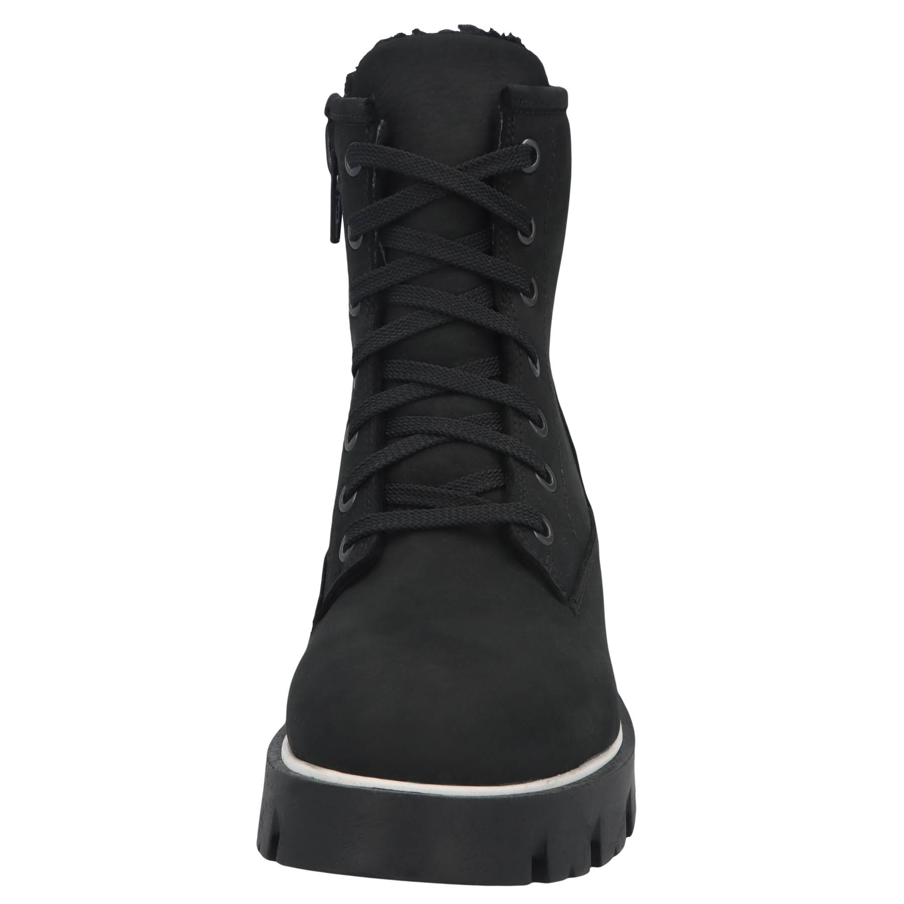 schwarze stiefeletten vorderansicht