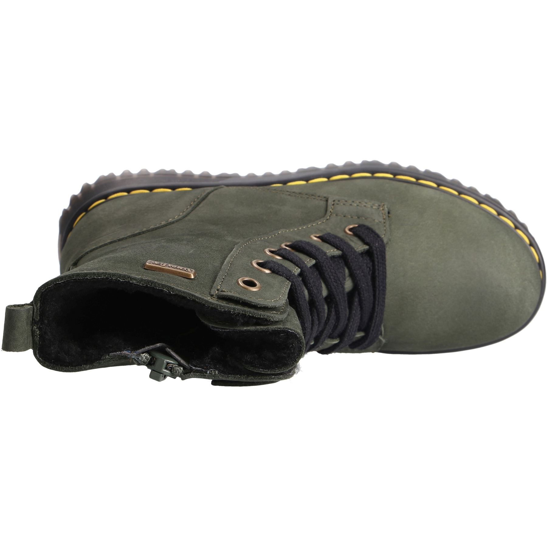 graue stiefeletten draufsicht