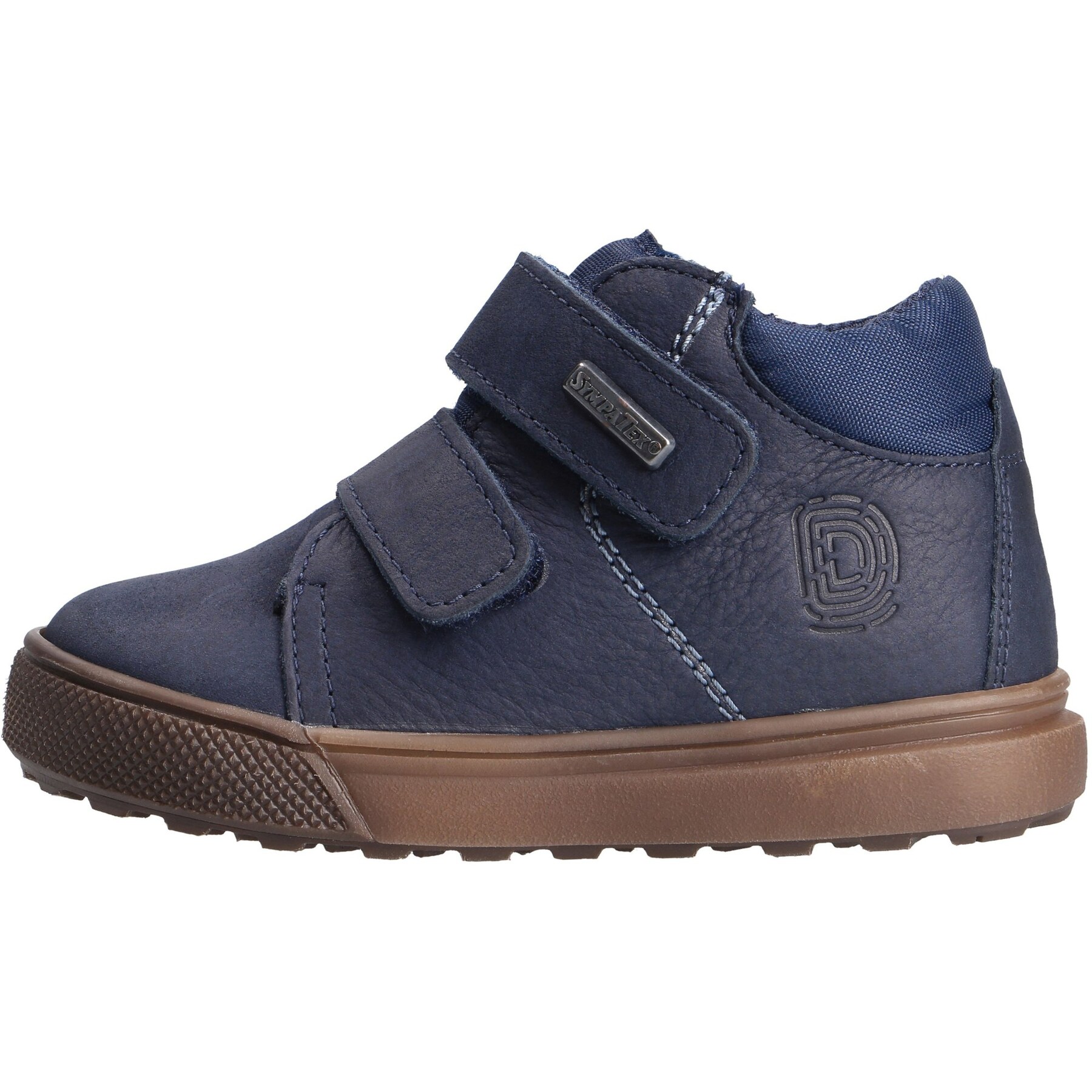 blaue lauflernschuhe seitenansicht links