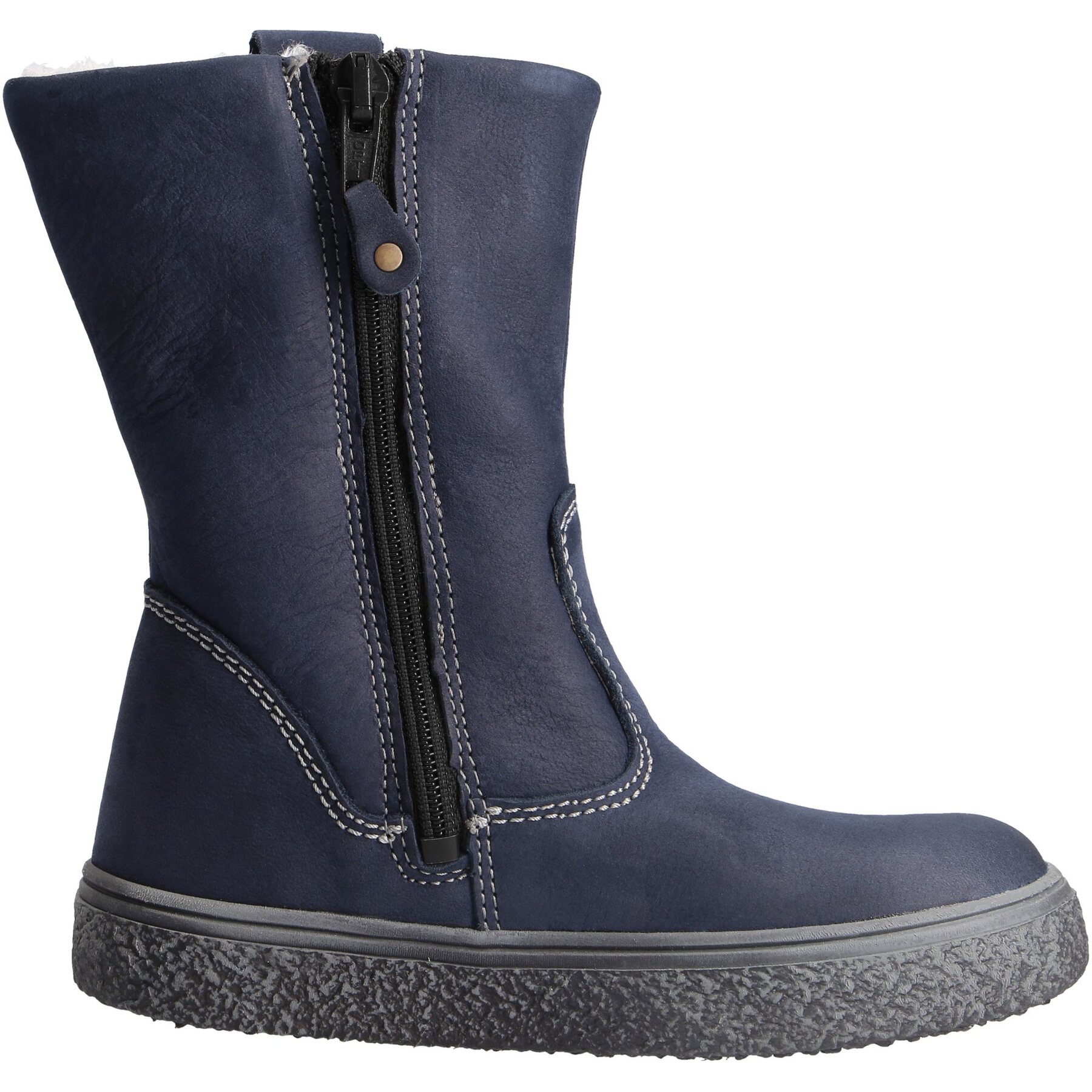 blaue stiefel seitenansicht rechts