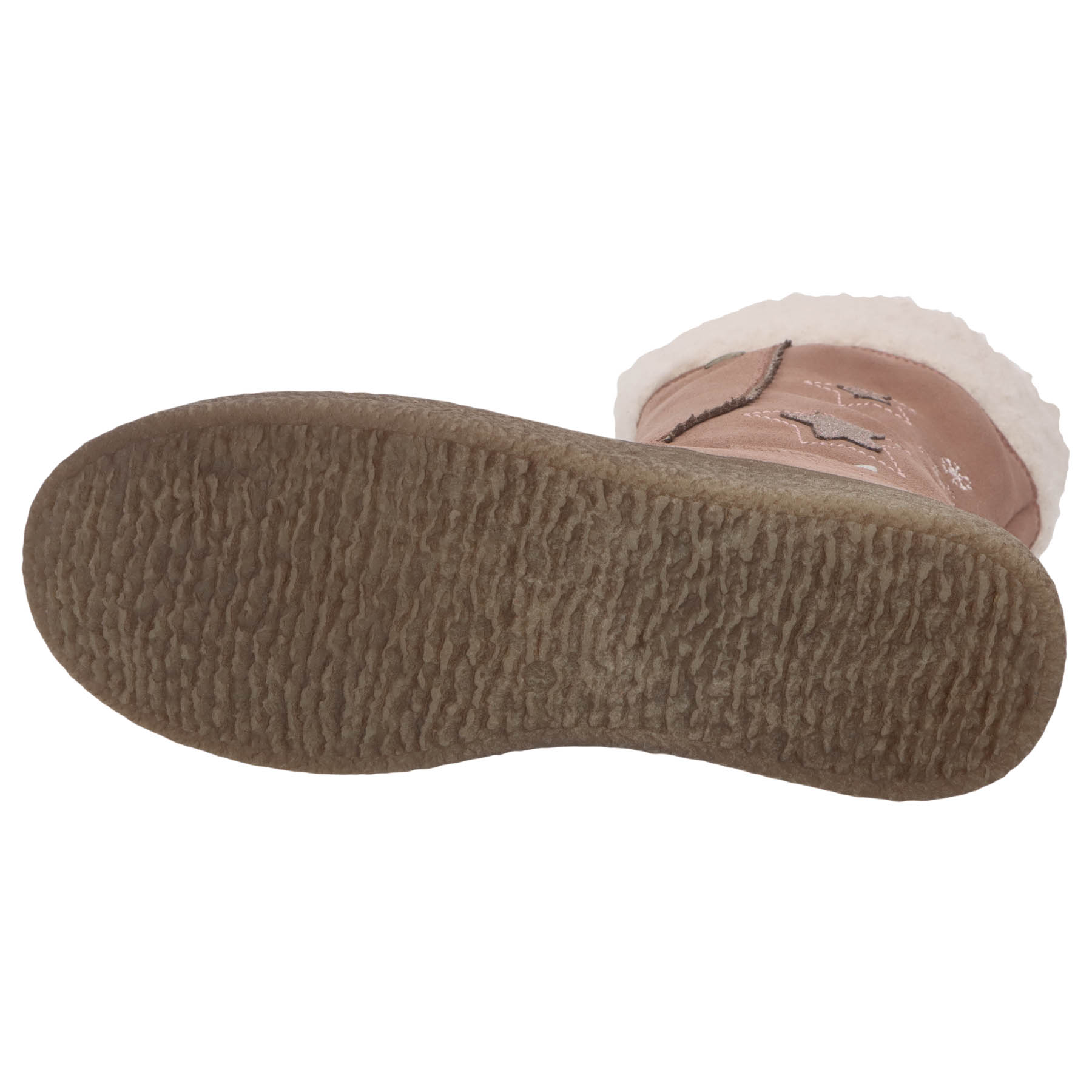 rote stiefel sohlenansicht