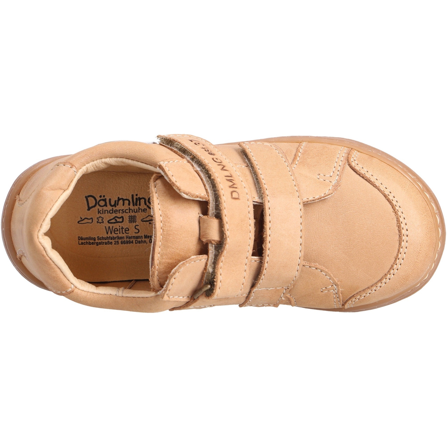 braune halbschuh draufsicht