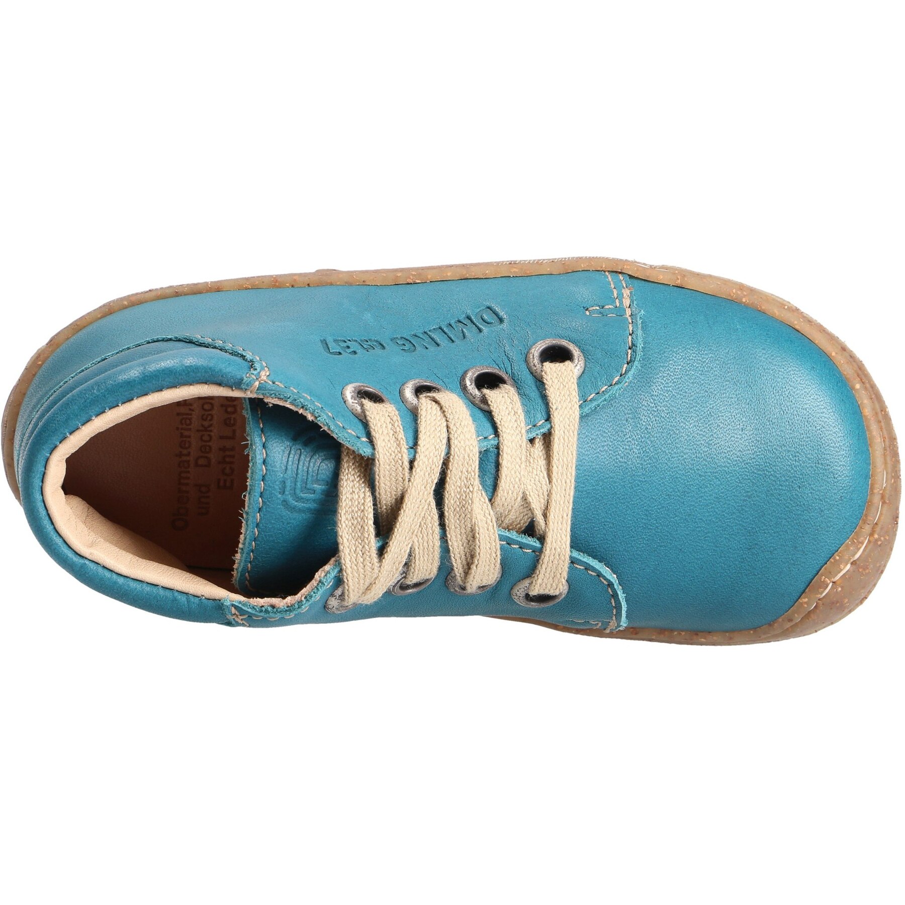 blaue lauflernschuhe draufsicht