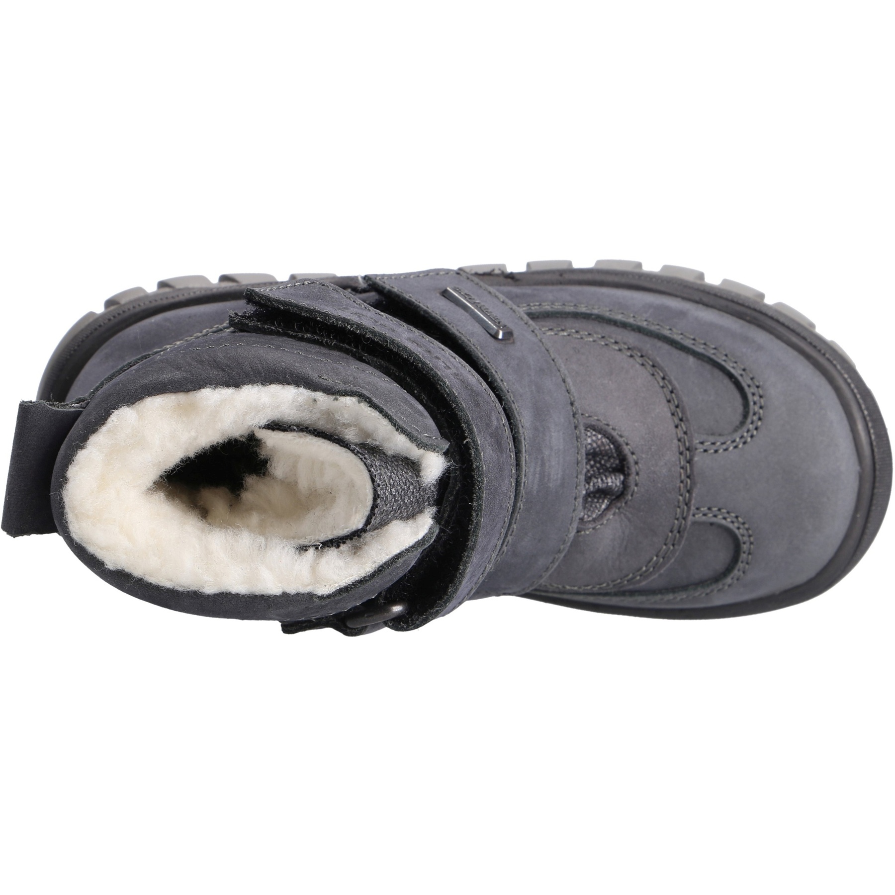 graue stiefeletten draufsicht