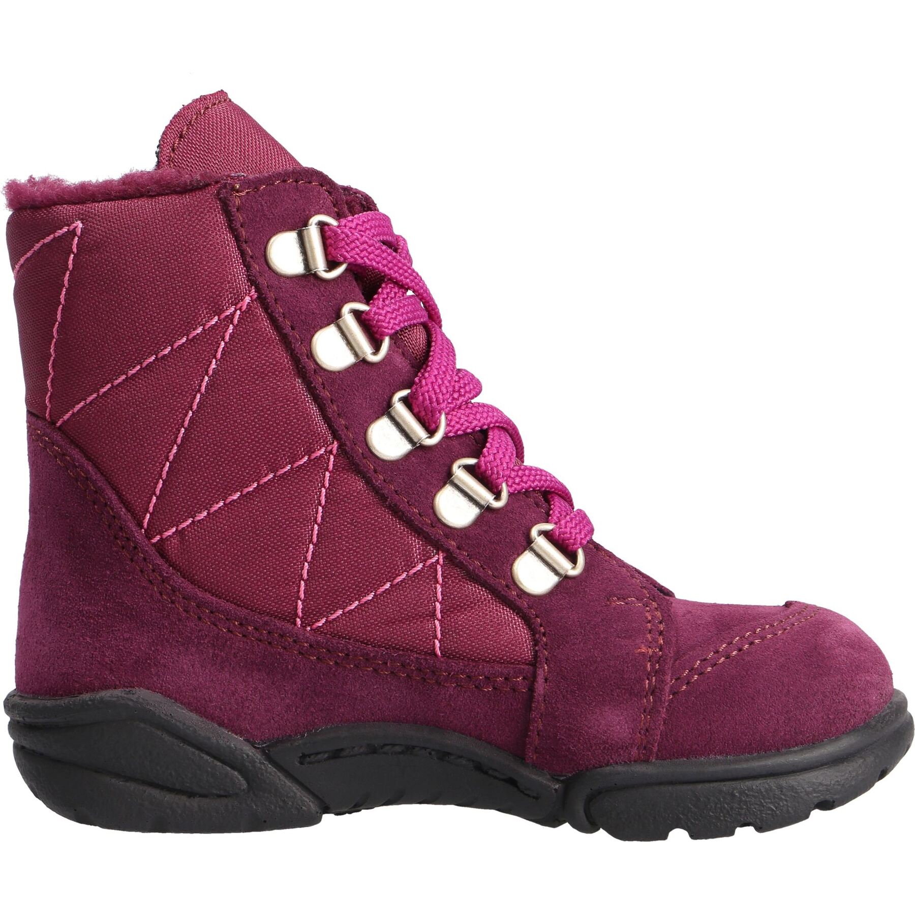 rote stiefeletten seitenansicht rechts