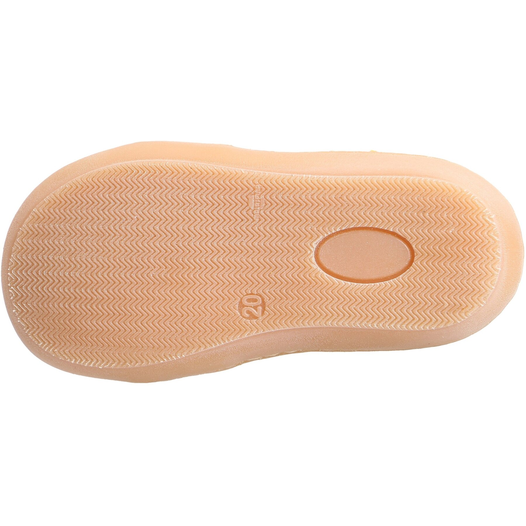 gelbe lauflernschuhe sohlenansicht