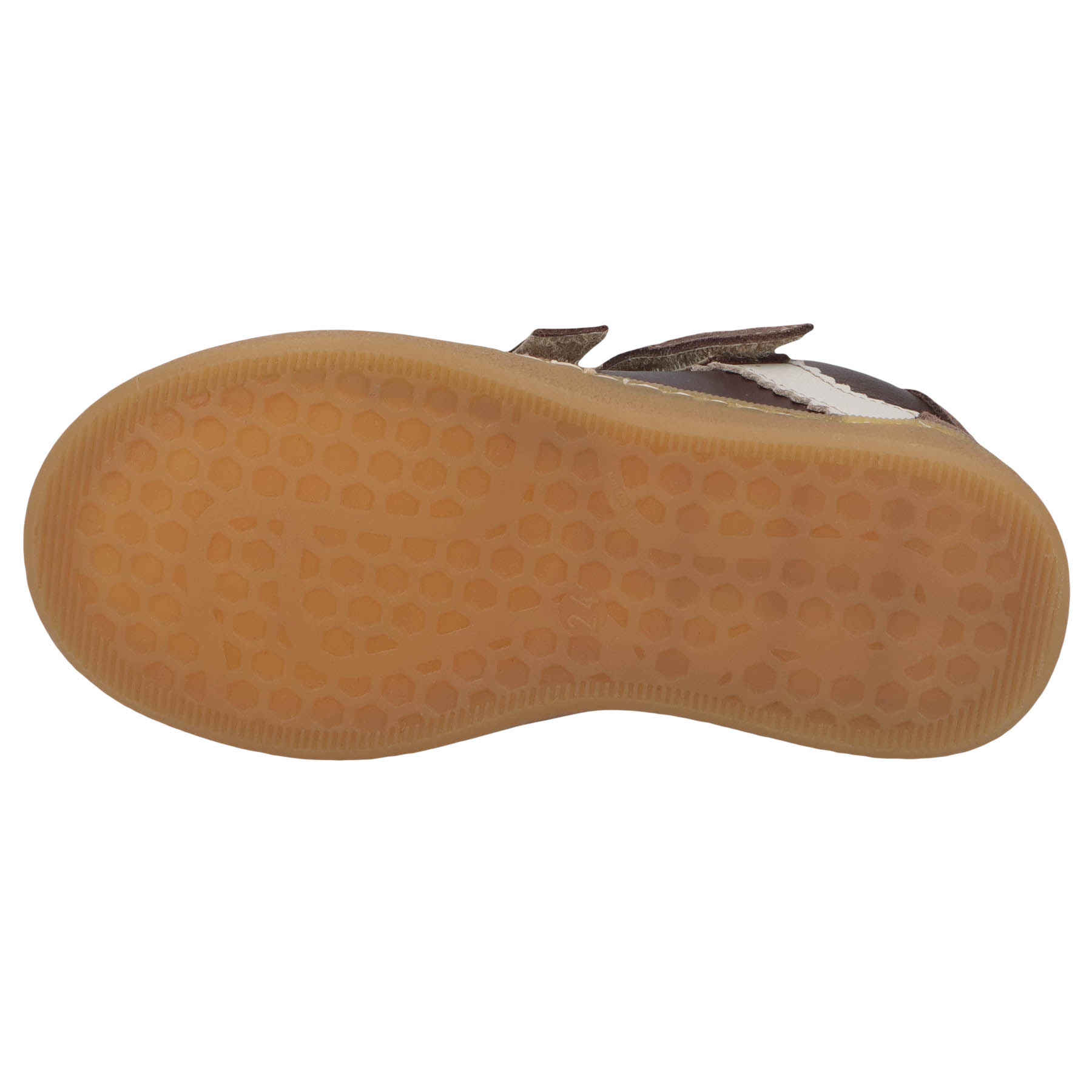 braune lauflernschuhe sohlenansicht