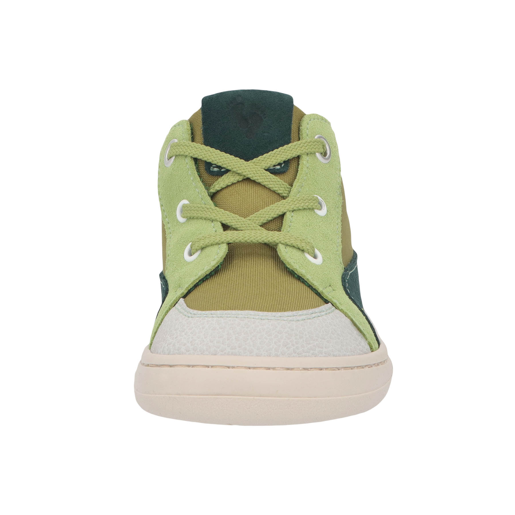 grüne lauflernschuhe vorderansicht