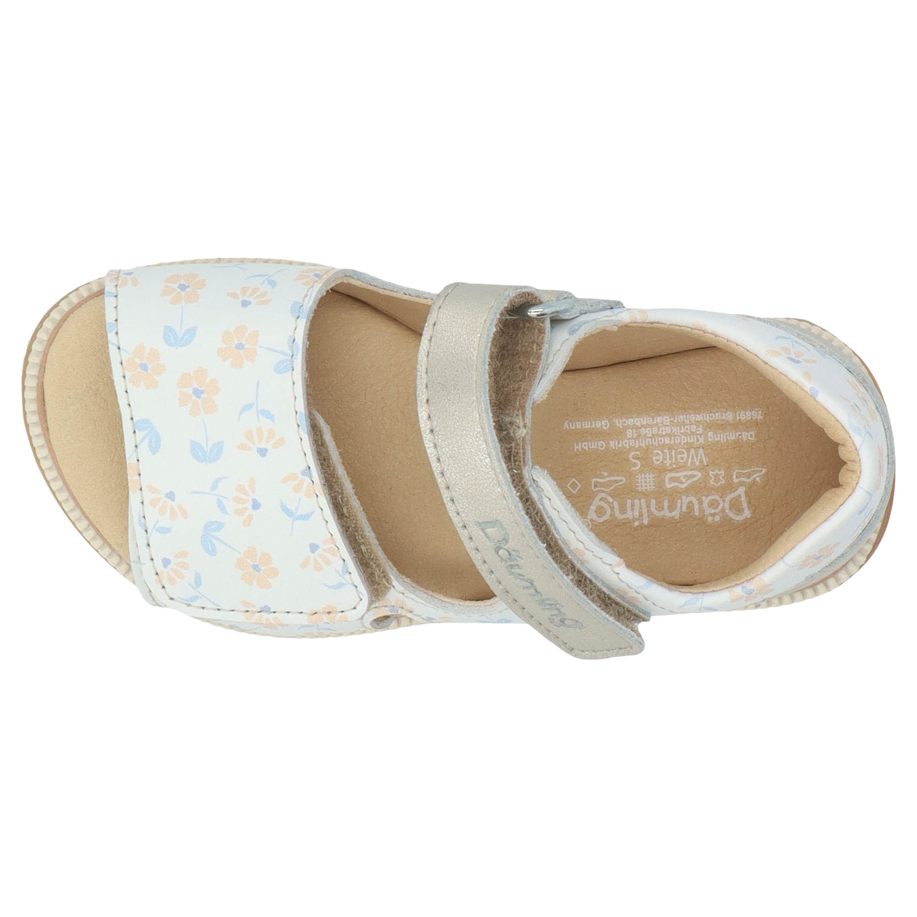 mehrfarbige miniletten draufsicht