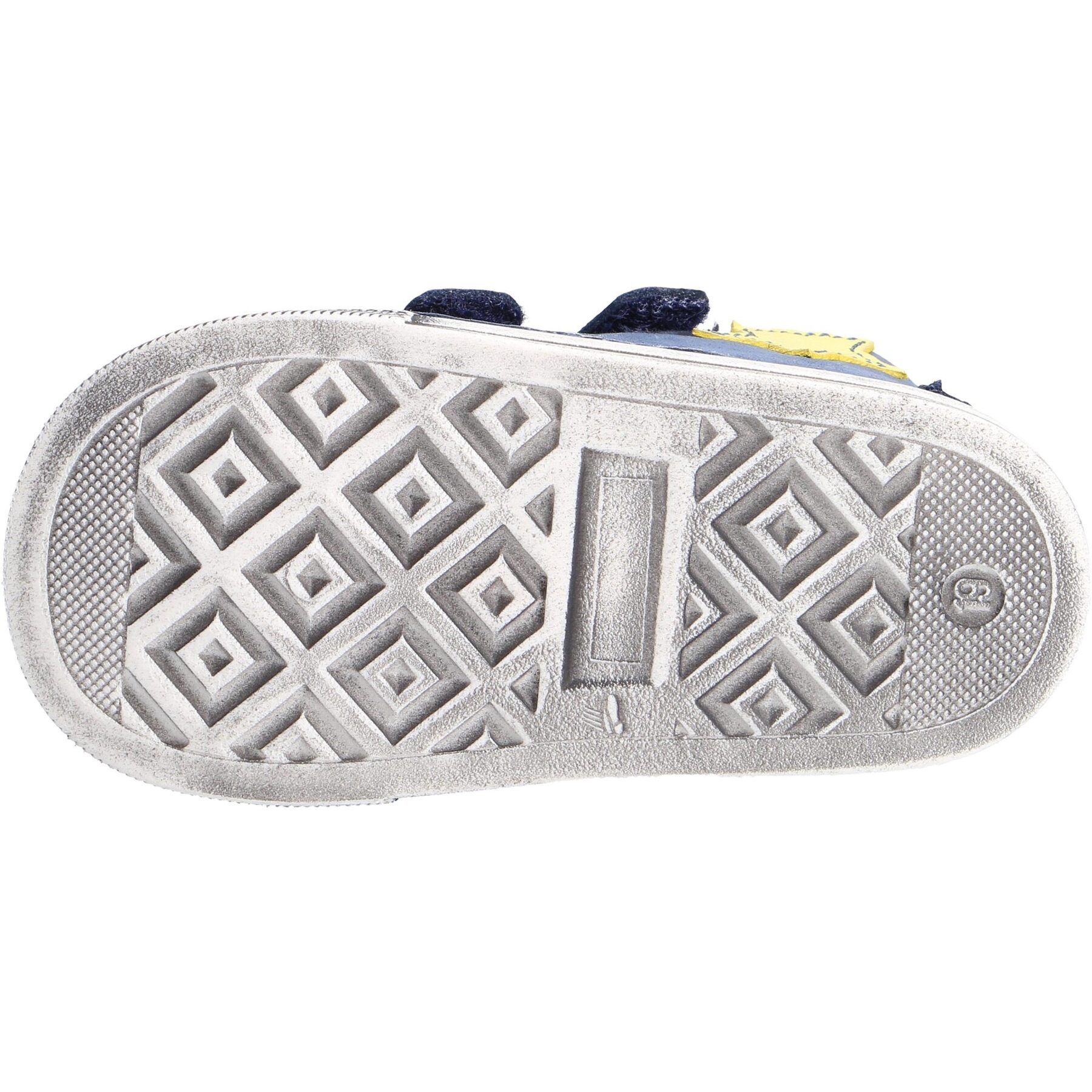 blaue lauflernschuhe sohlenansicht