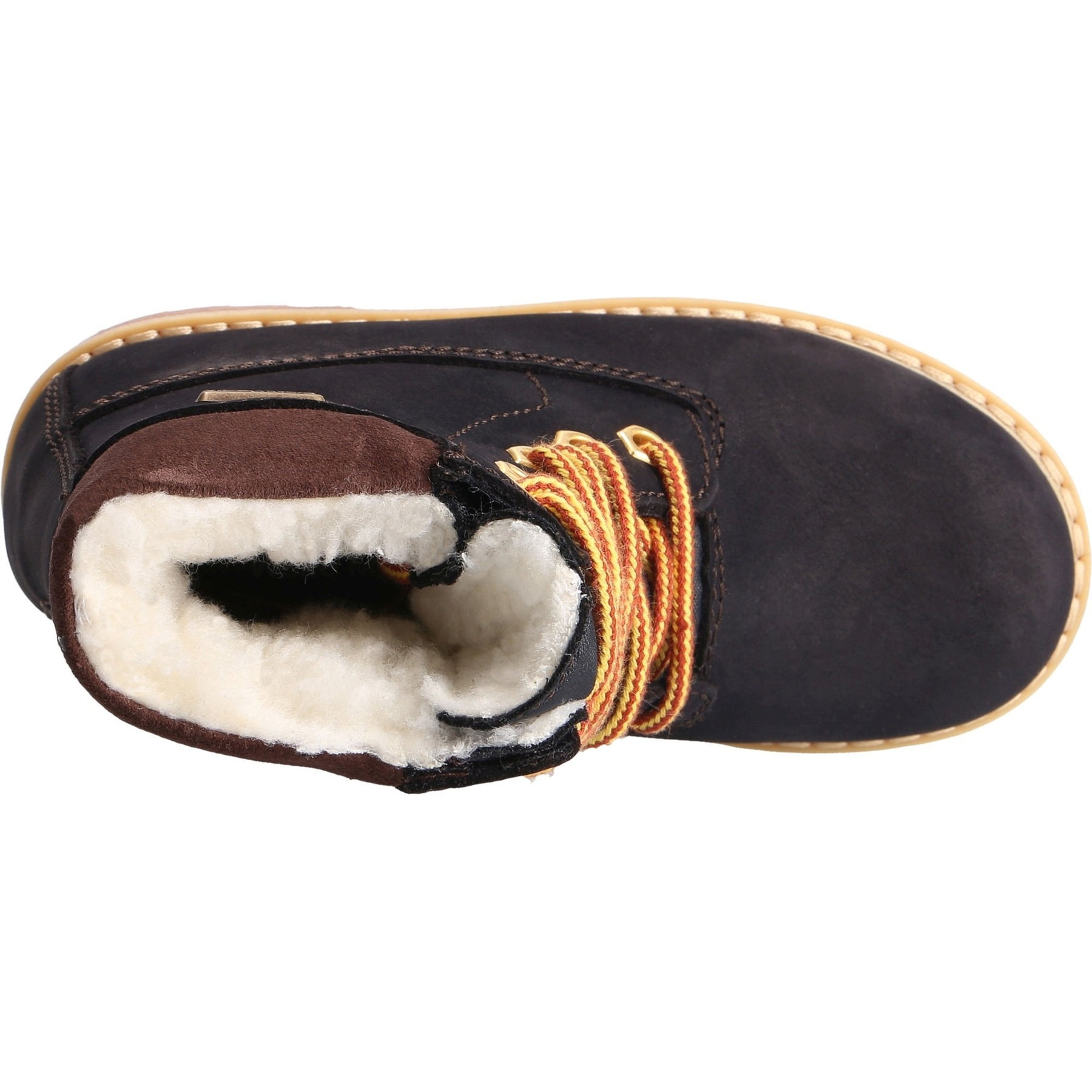 blaue stiefeletten draufsicht