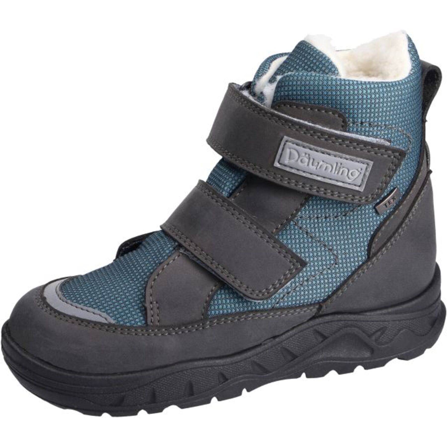 graue stiefeletten 3-4 ansicht