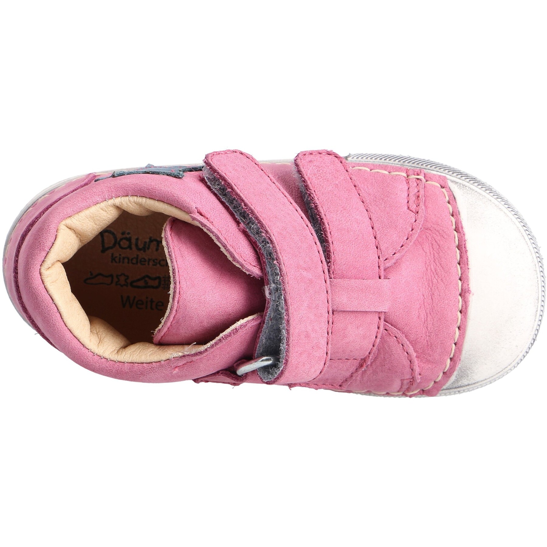 rote lauflernschuhe draufsicht