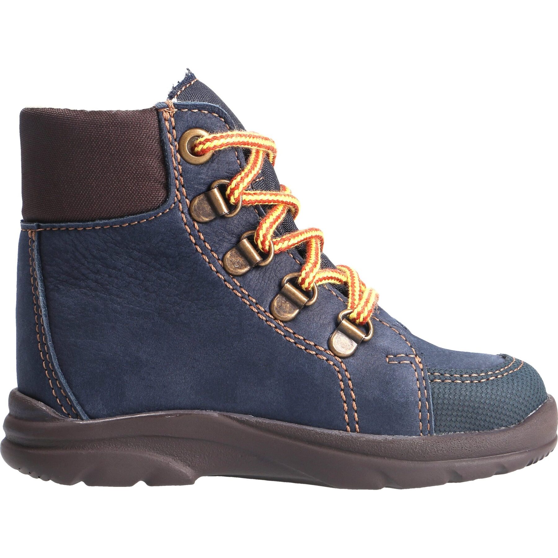 blaue stiefeletten seitenansicht rechts