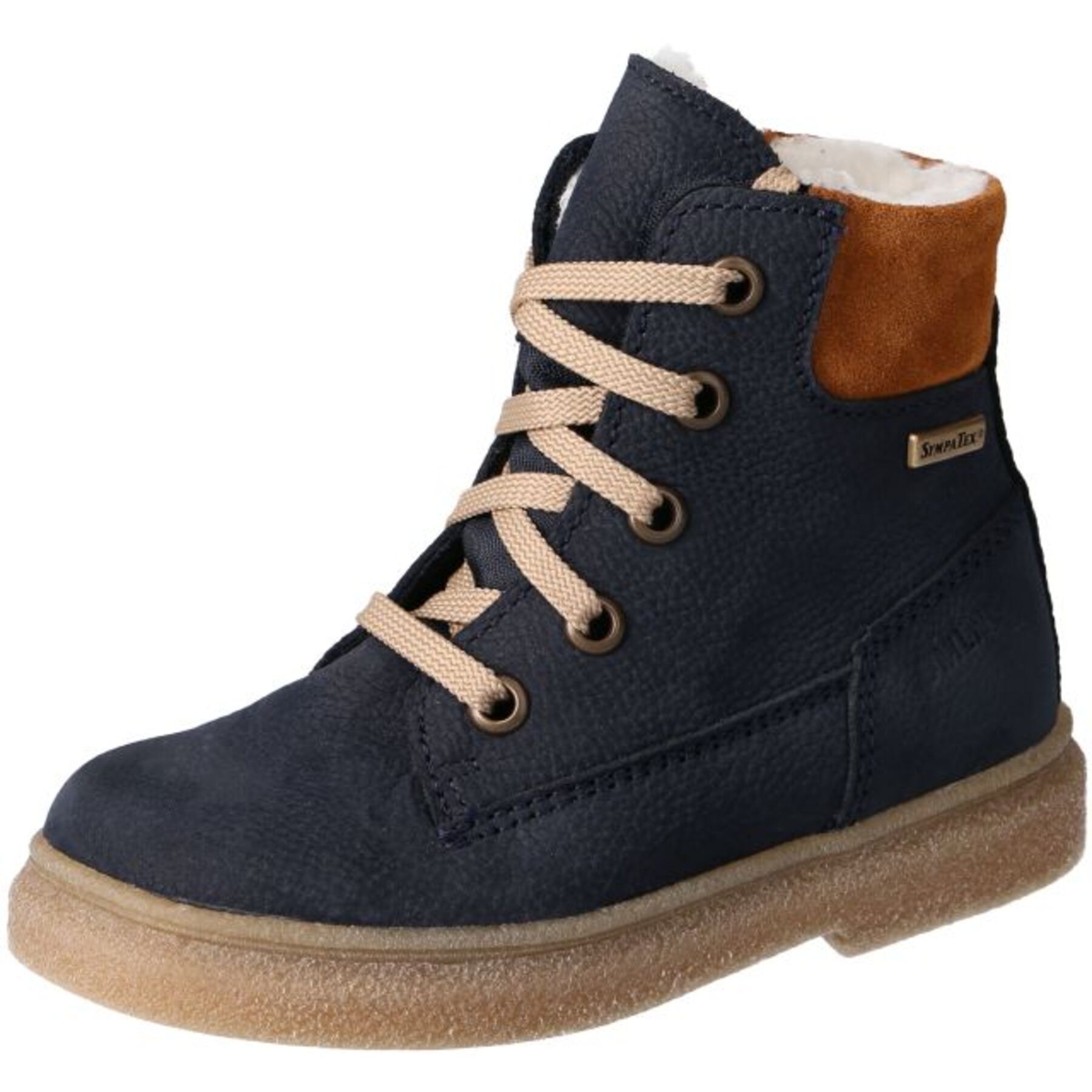 blaue stiefel 3-4 ansicht