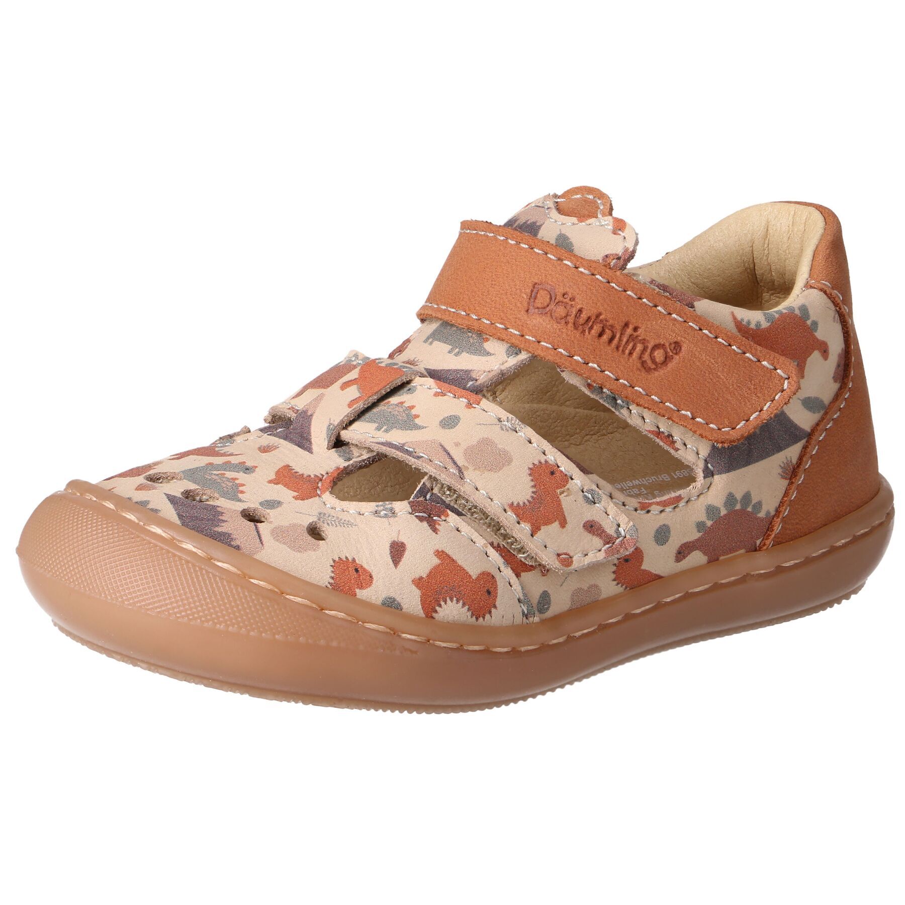 Leder beige Dino Kaltfutter