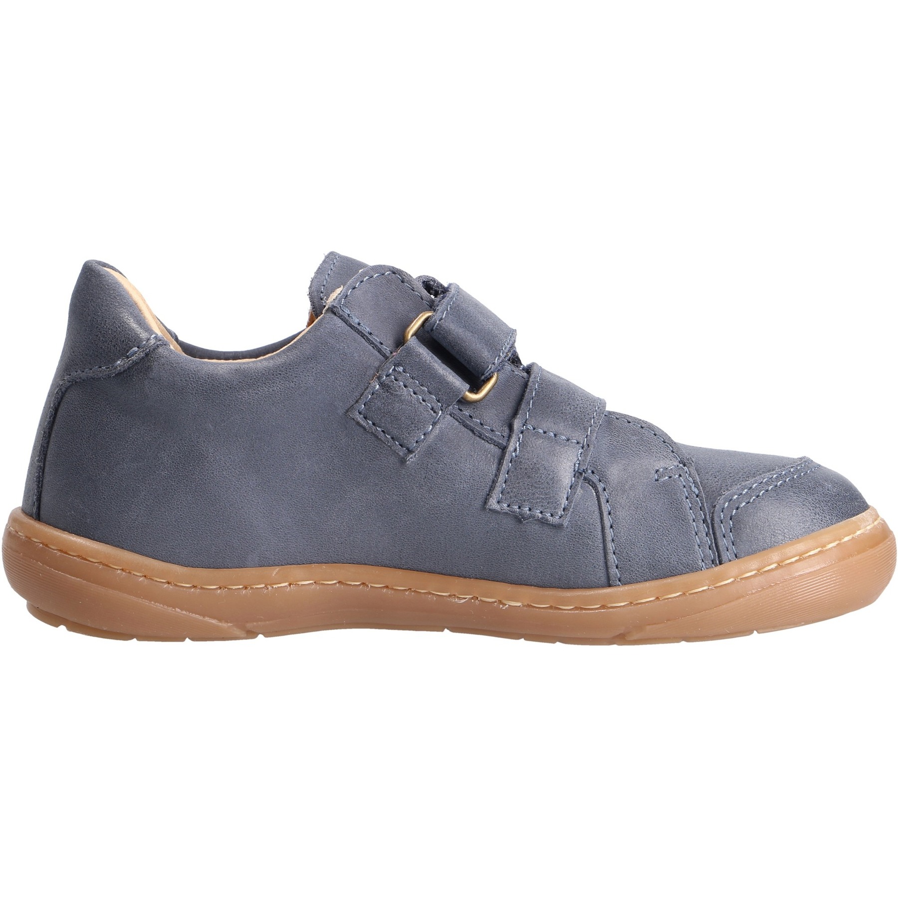 blaue halbschuh seitenansicht rechts