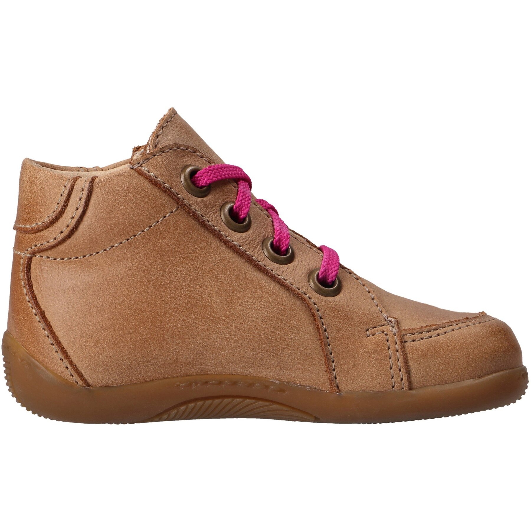 braune lauflernschuhe seitenansicht rechts