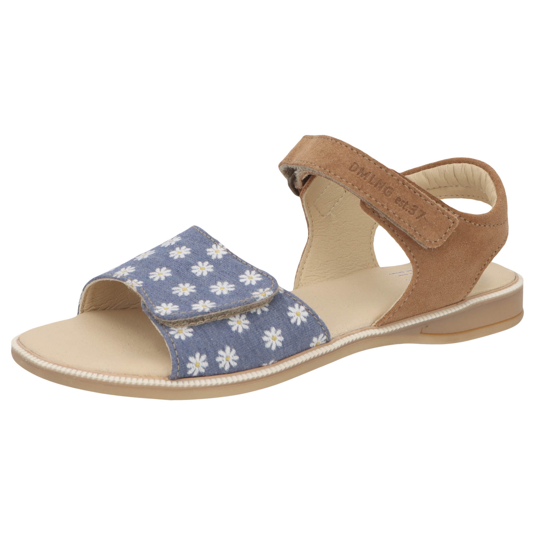 blaue sandale 3-4 ansicht