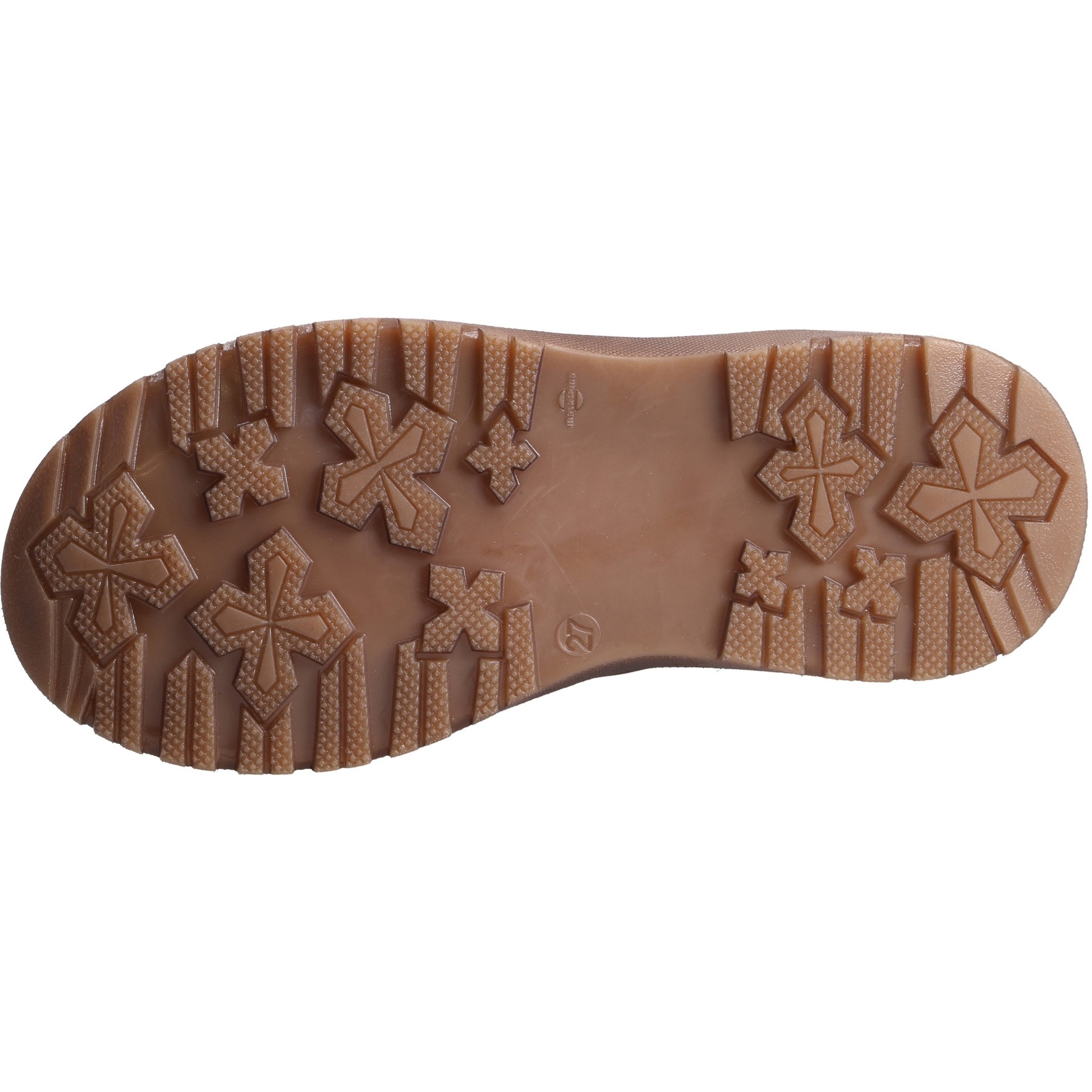 rote stiefeletten sohlenansicht