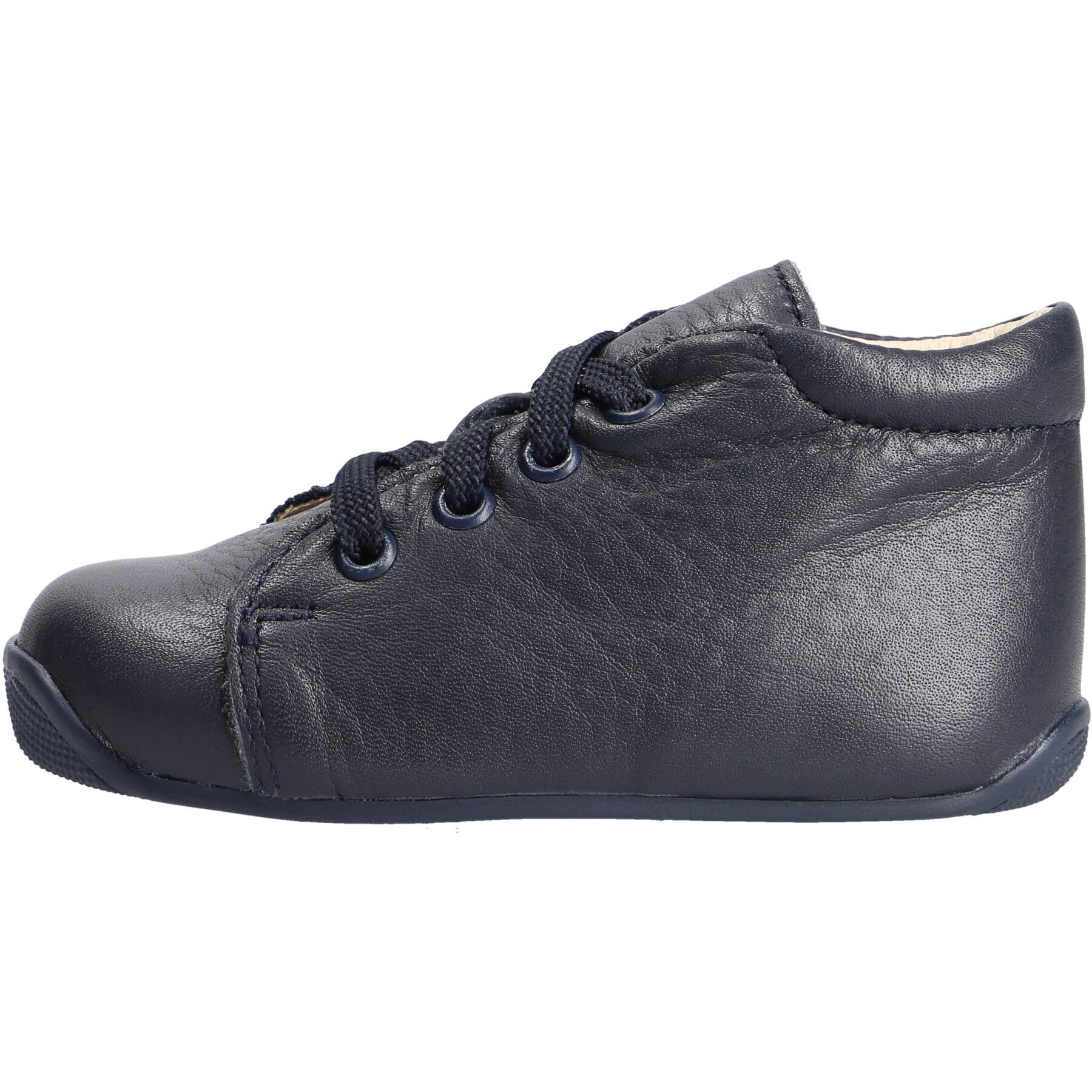 blaue lauflernschuhe seitenansicht links