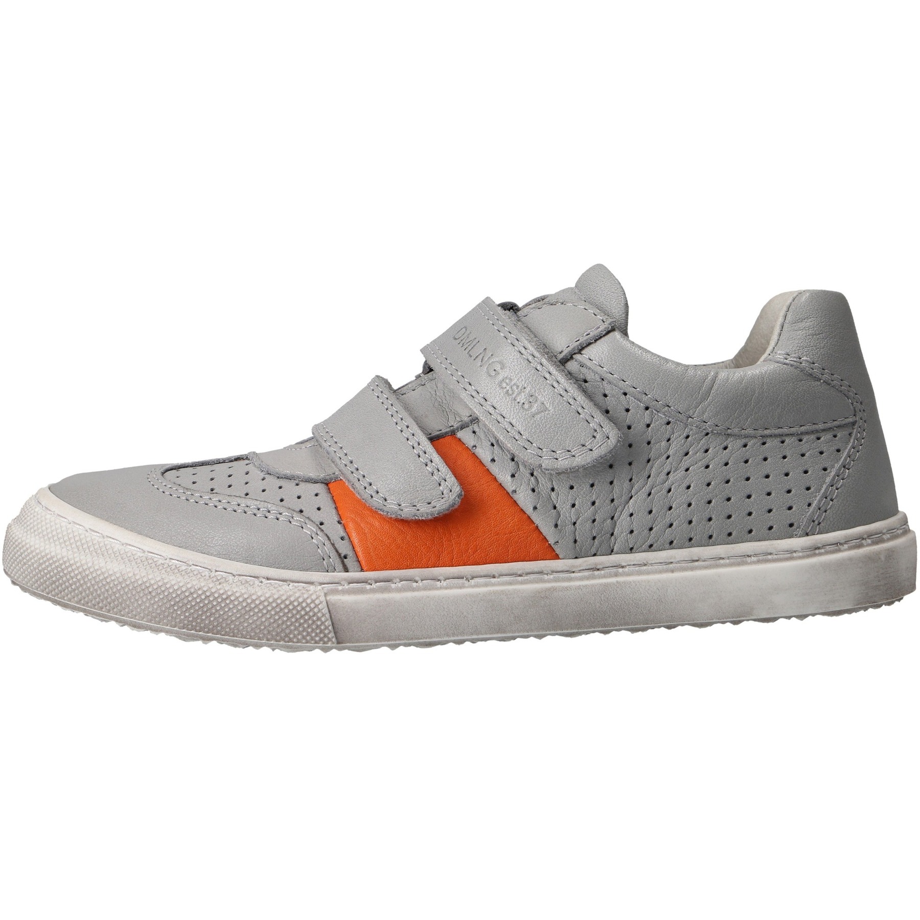 graue halbschuh seitenansicht links