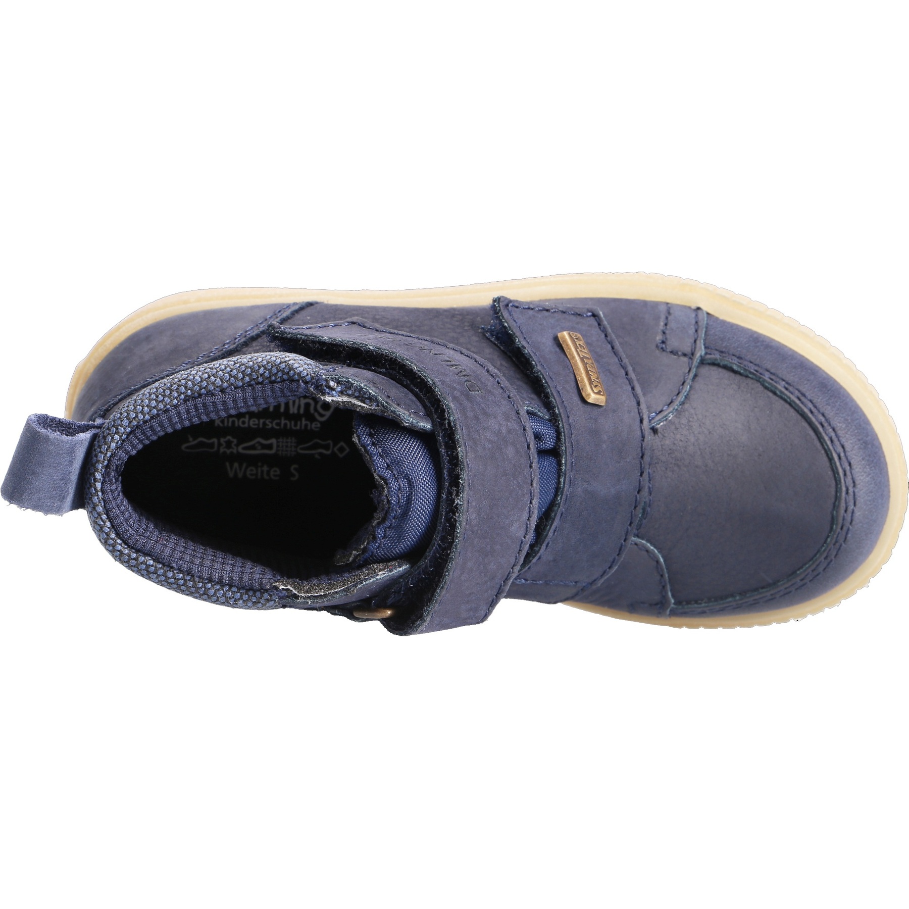 blaue mid cut draufsicht