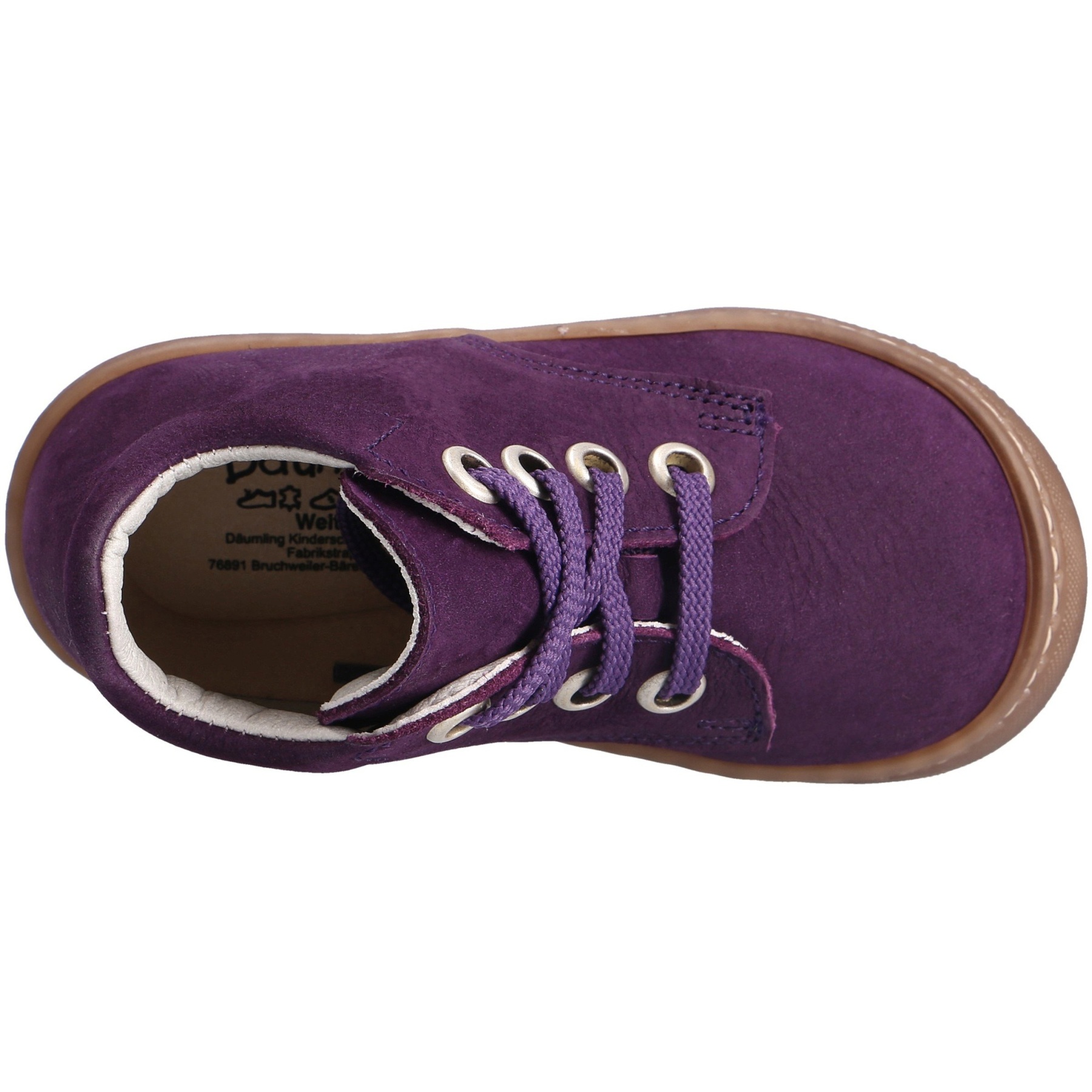 rote lauflernschuhe draufsicht