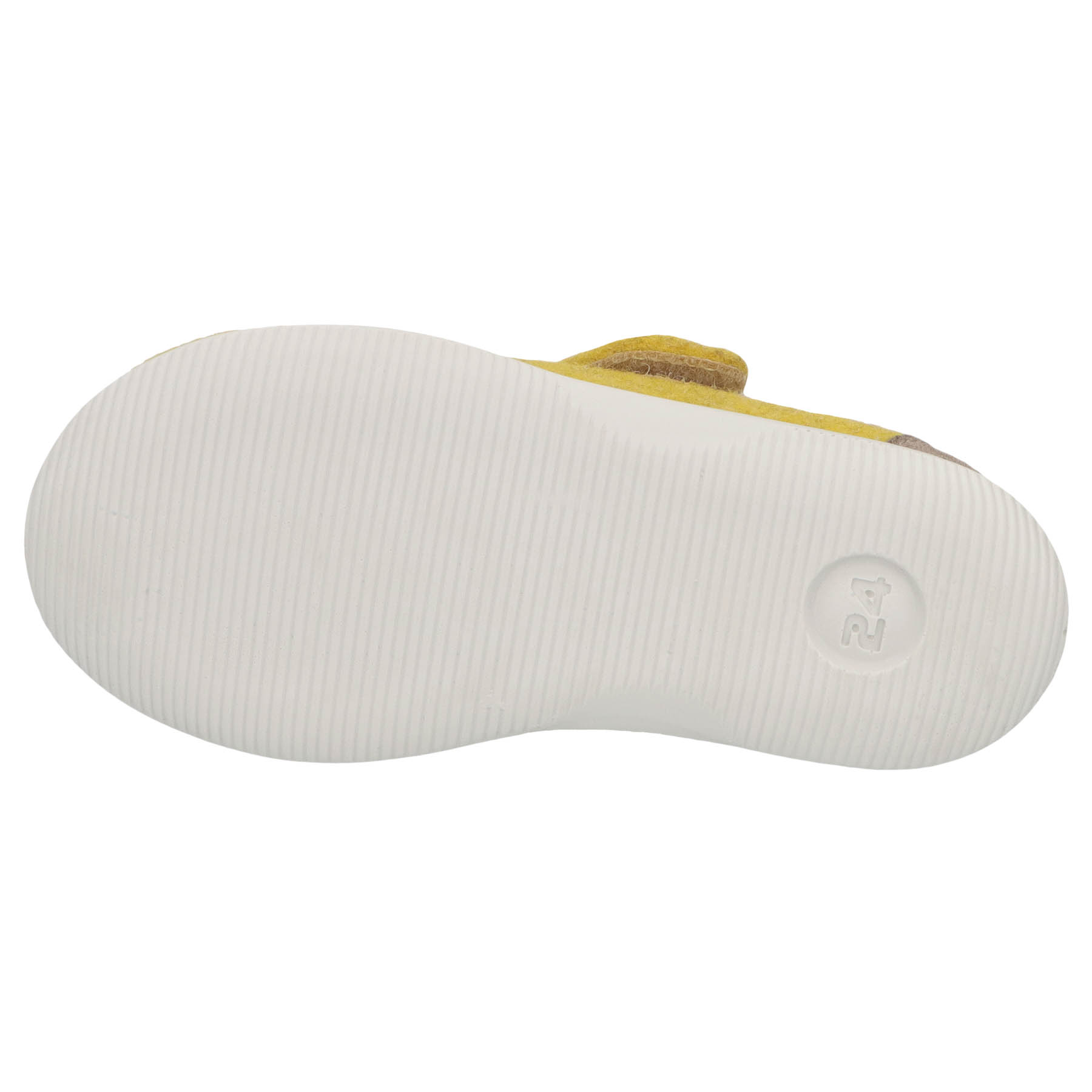 gelbe lauflernschuhe sohlenansicht