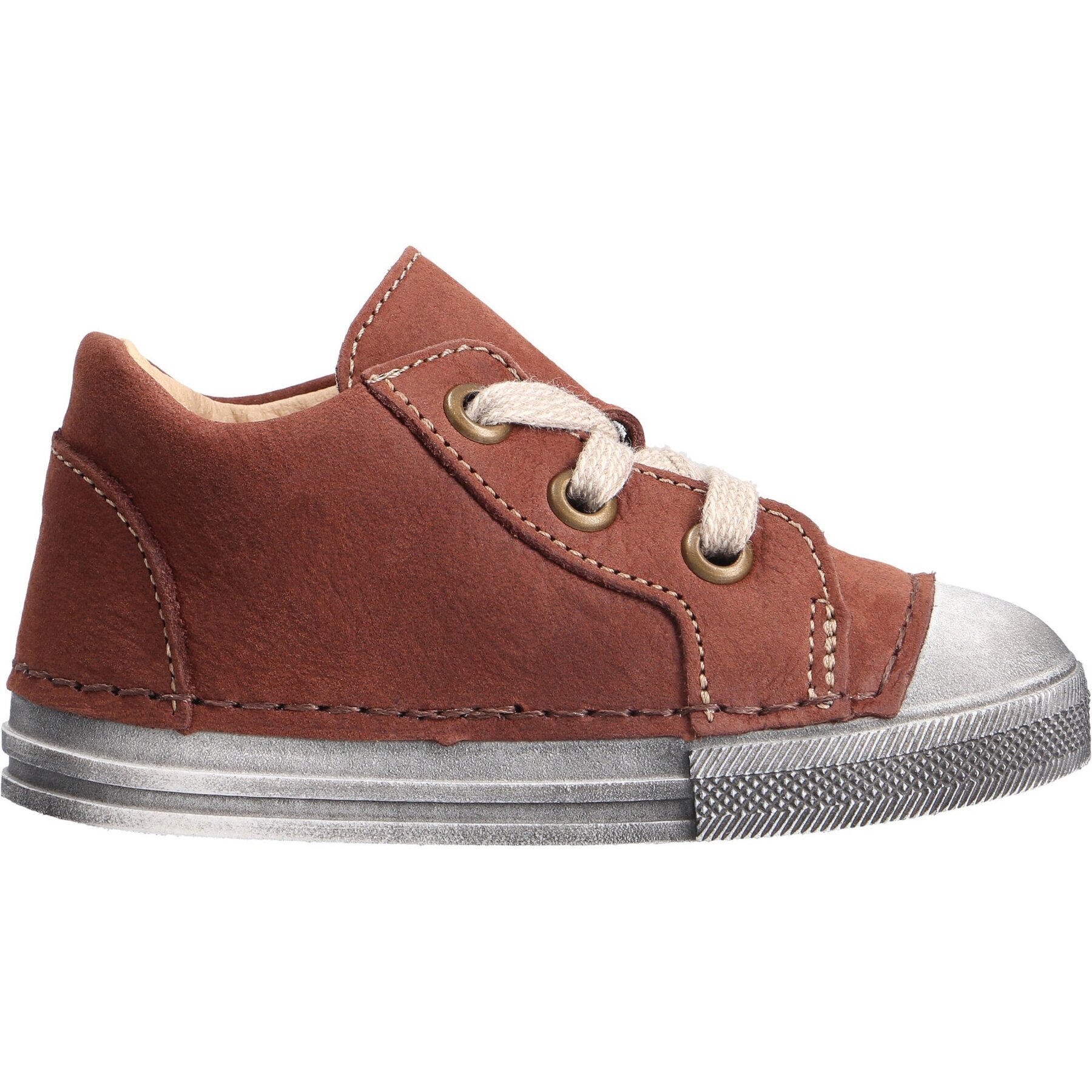 braune lauflernschuhe seitenansicht rechts