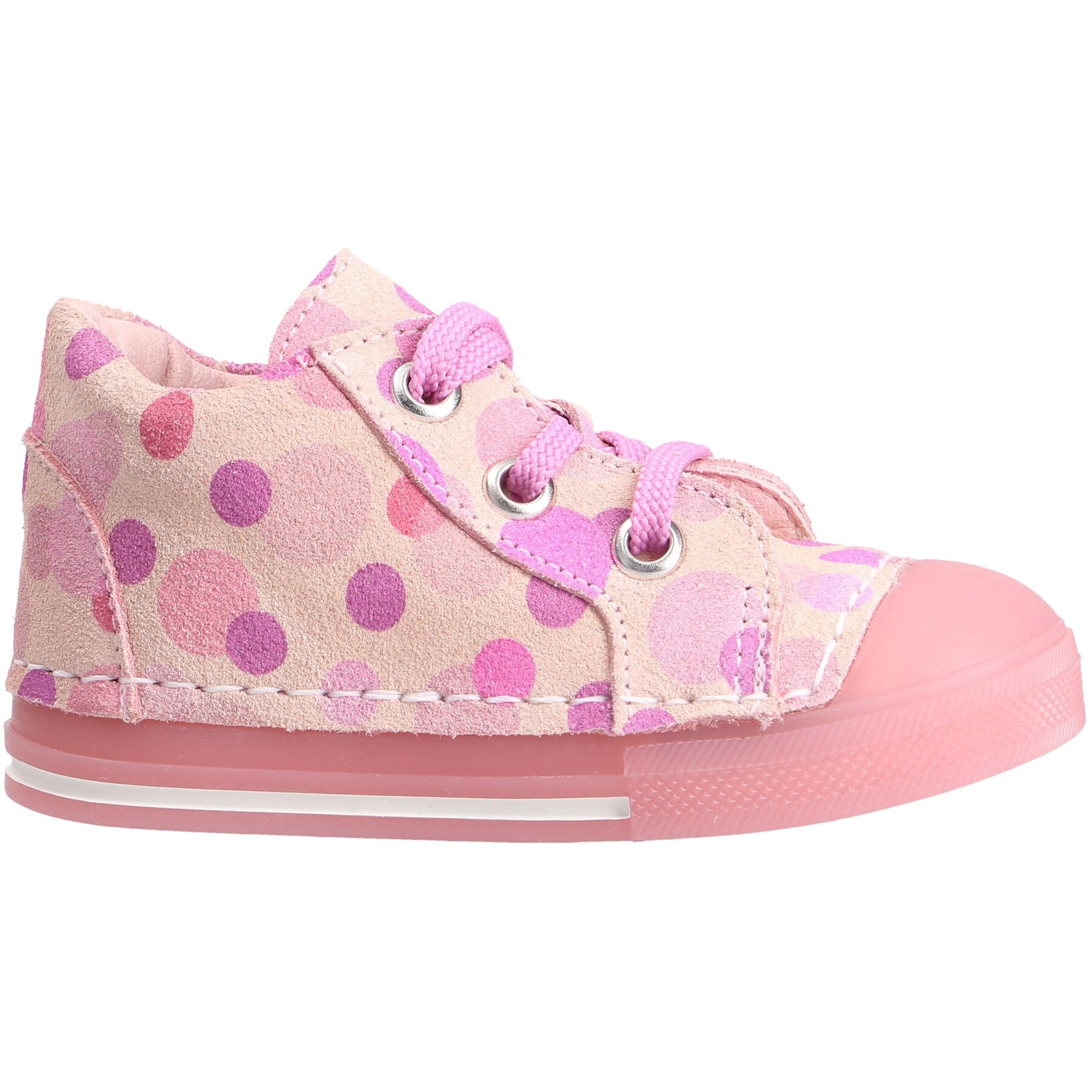 mehrfarbige lauflernschuhe seitenansicht rechts