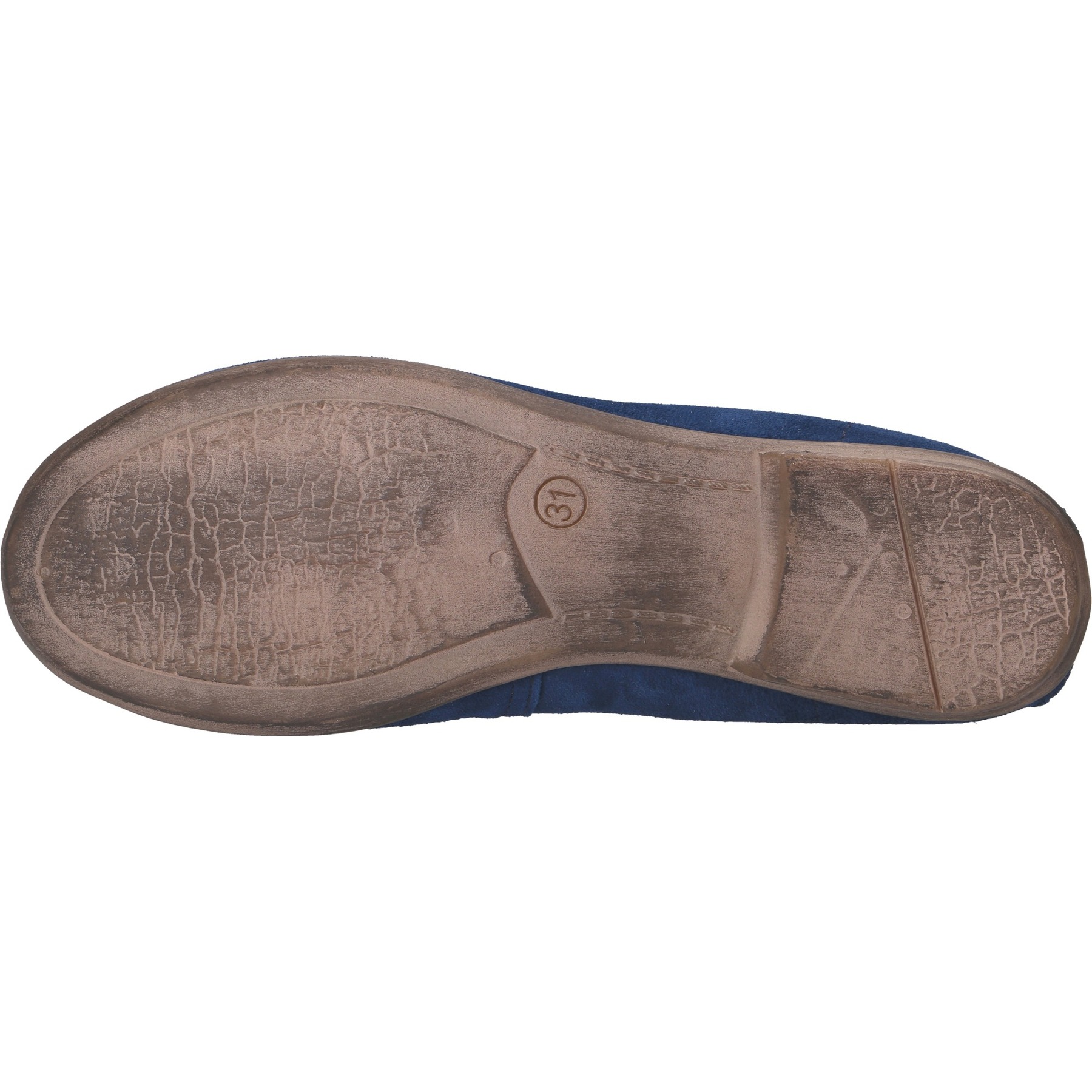 blaue ballerina sohlenansicht