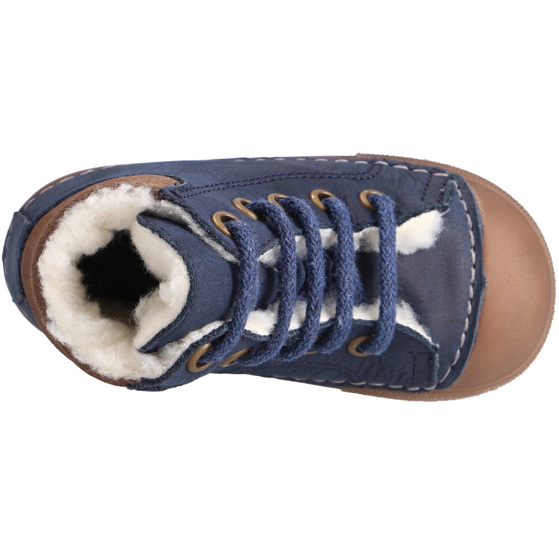 blaue lauflernschuhe draufsicht