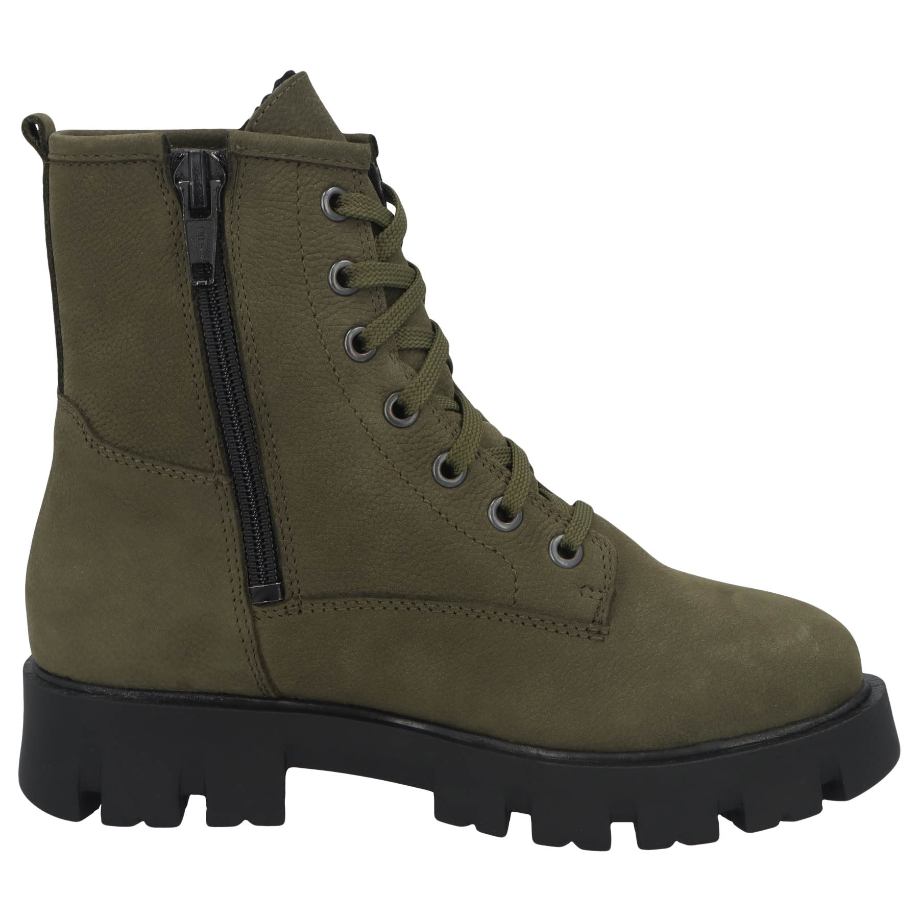 grüne stiefeletten seitenansicht rechts