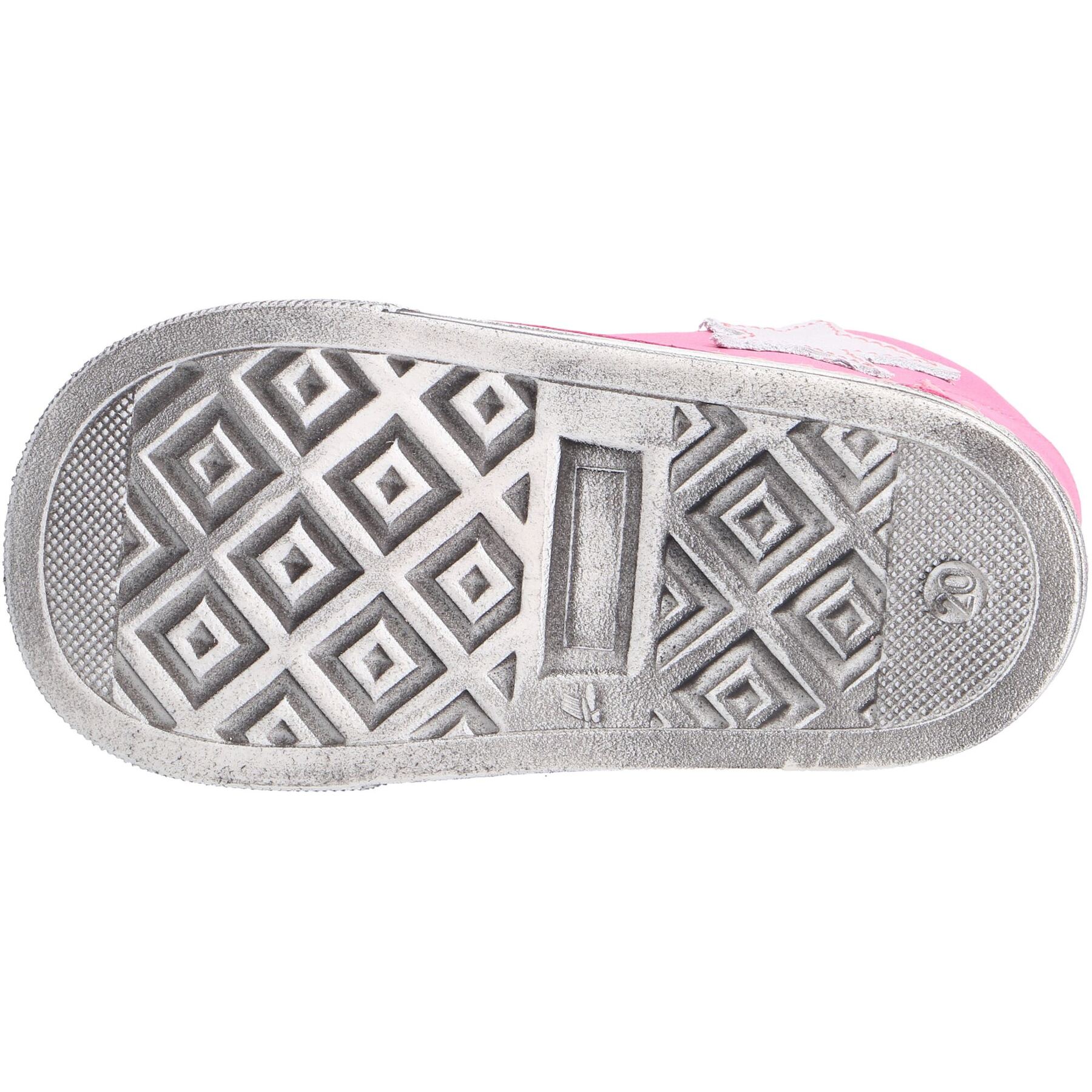 rote lauflernschuhe sohlenansicht