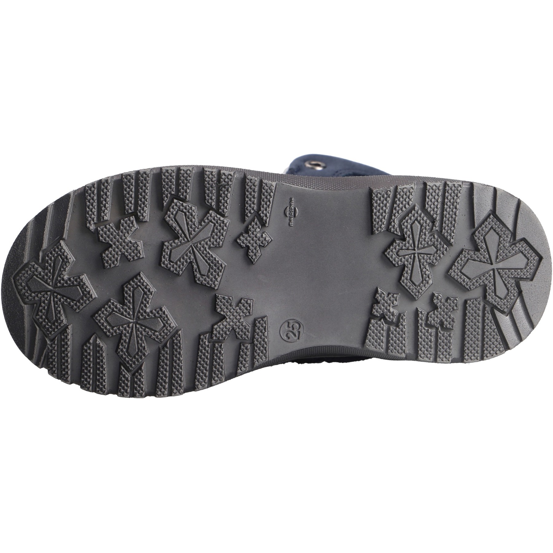 blaue stiefeletten sohlenansicht