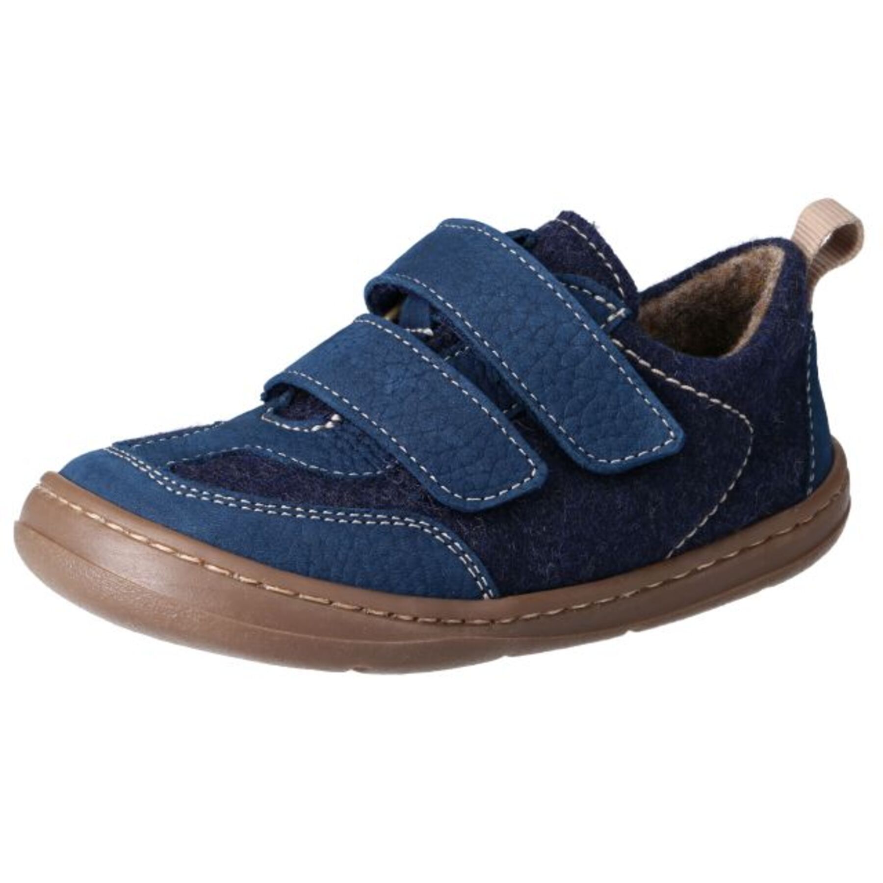 blaue halbschuh 3-4 ansicht