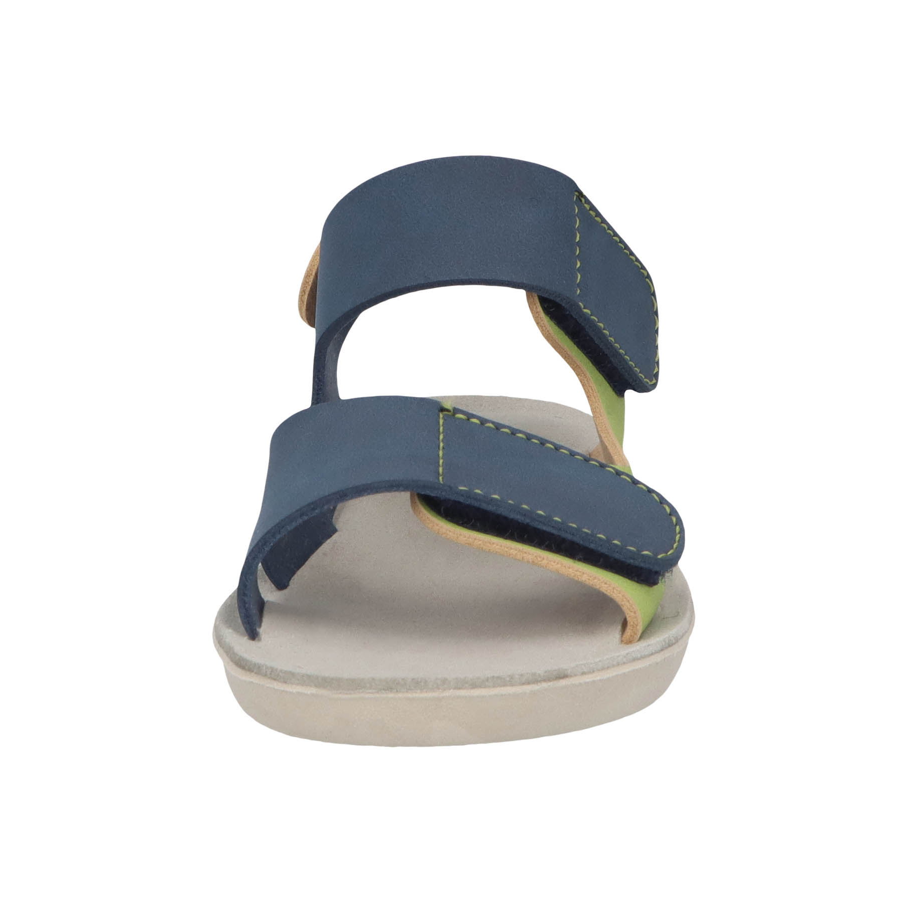 blaue sandale vorderansicht