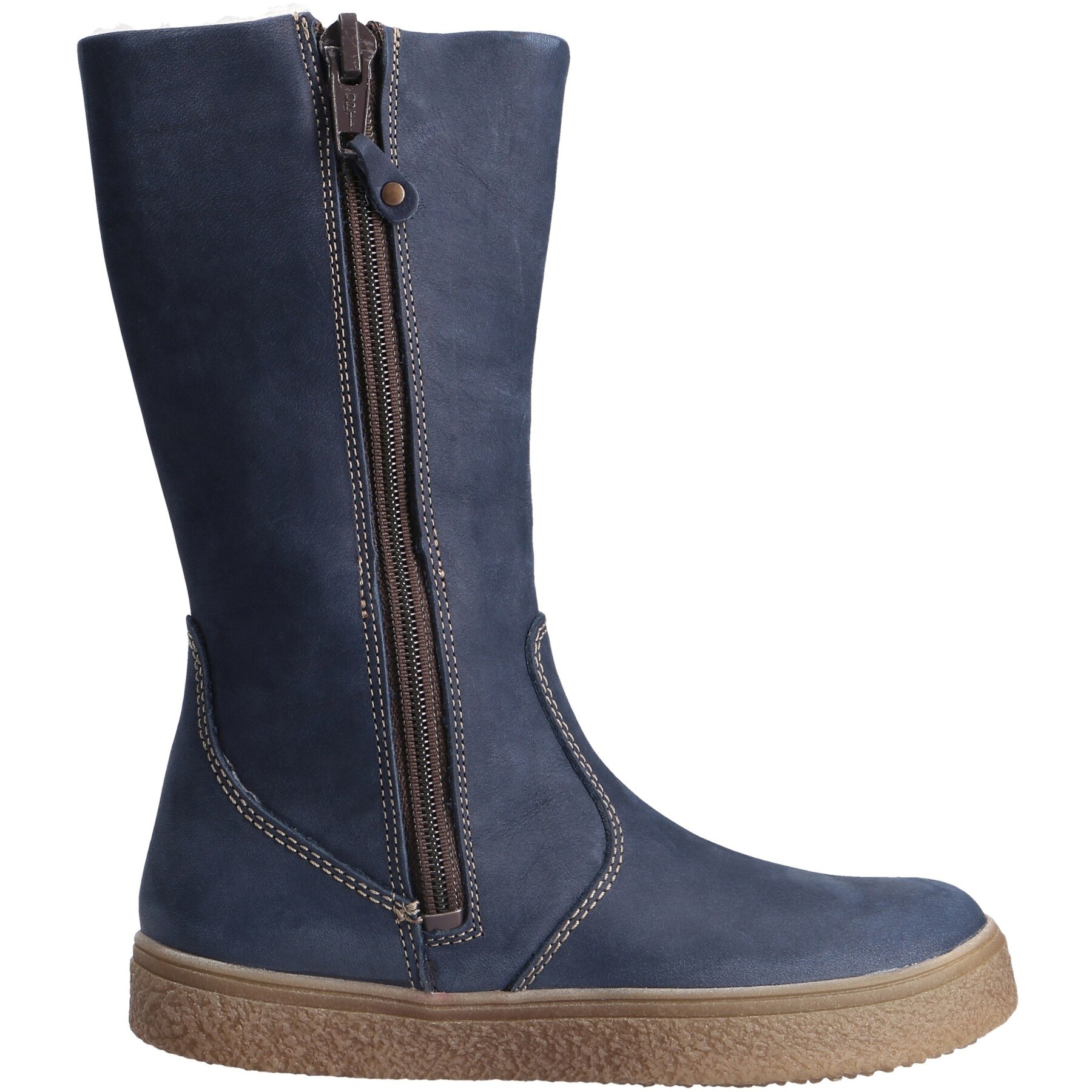 blaue stiefel seitenansicht rechts