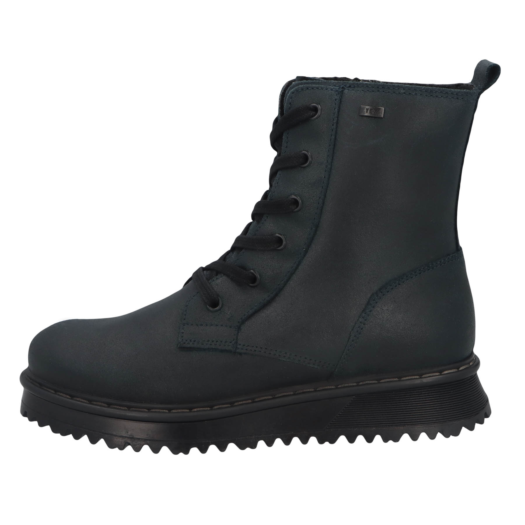 graue stiefeletten seitenansicht links