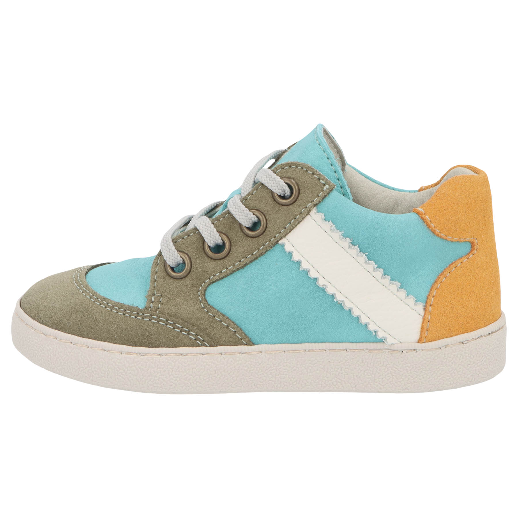 grüne lauflernschuhe seitenansicht links