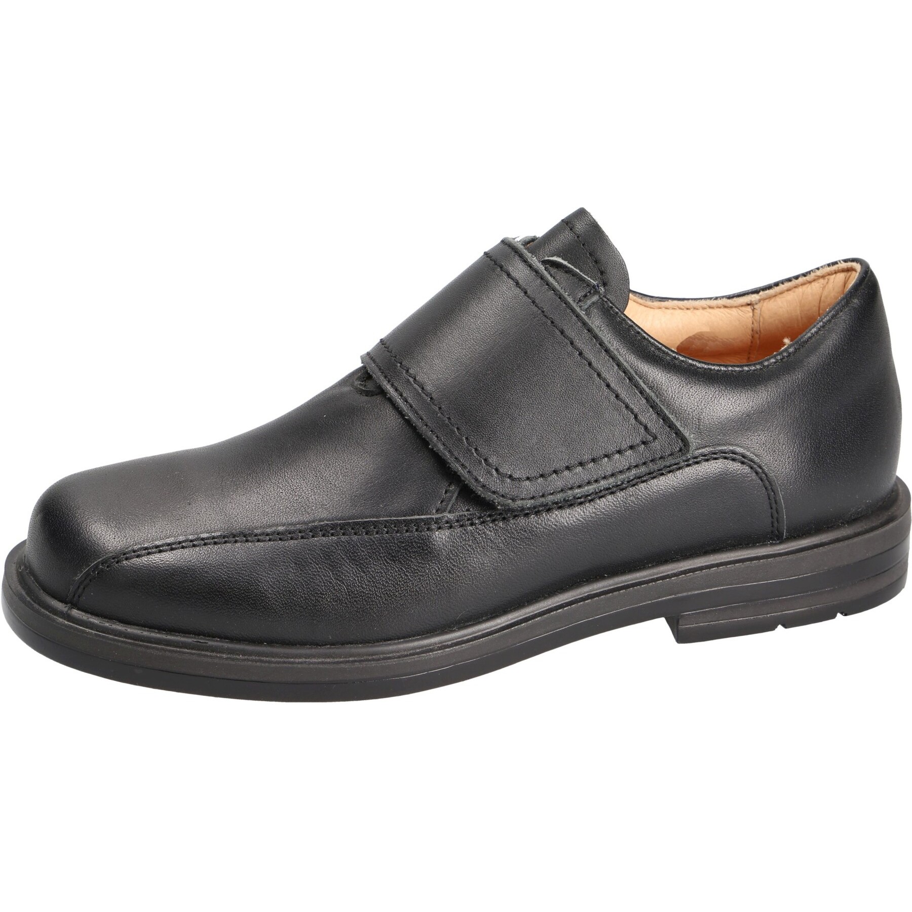 schwarze halbschuh 3-4 ansicht