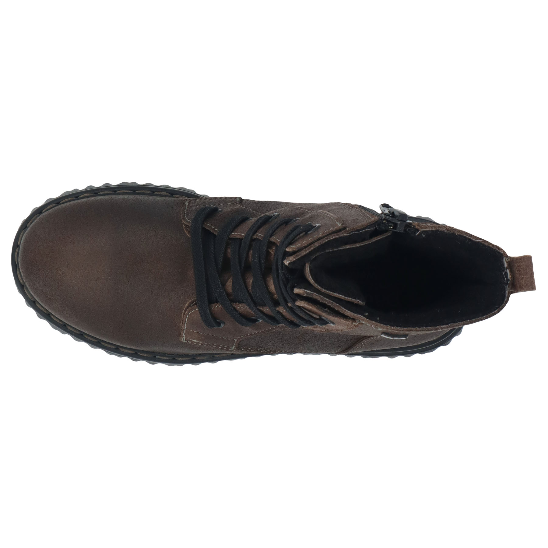 graue stiefeletten draufsicht