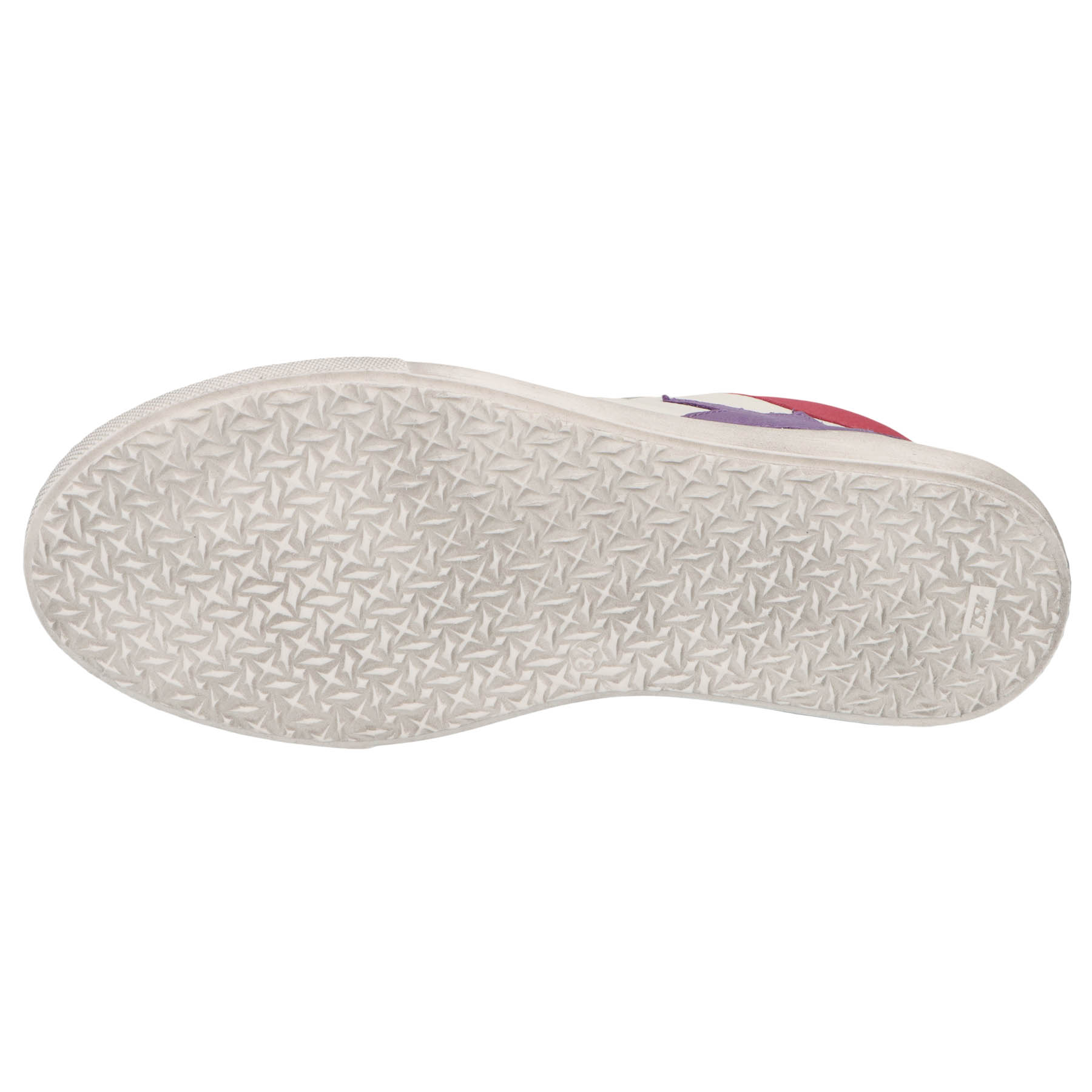 mehrfarbige mid cut sohlenansicht