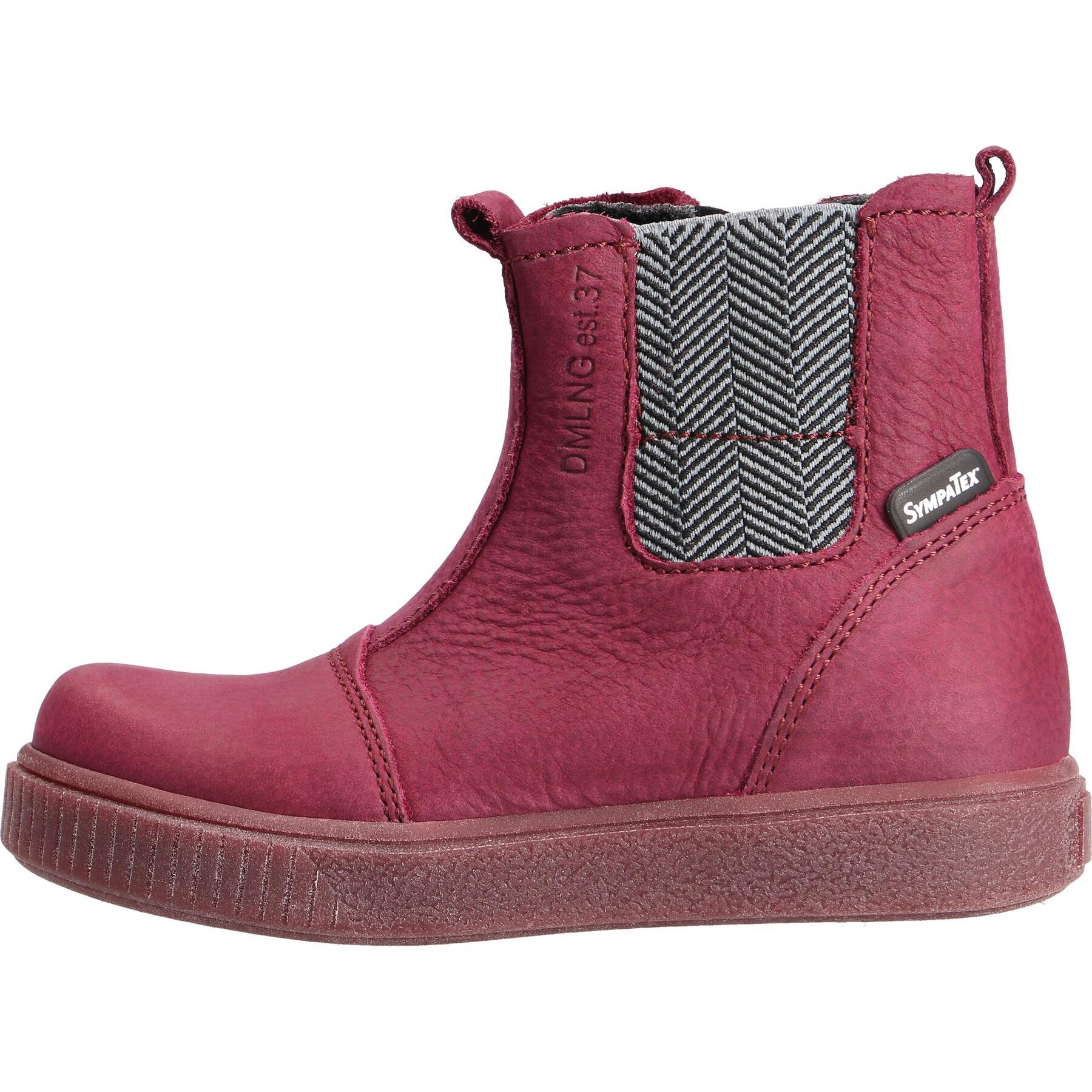 rote stiefel seitenansicht links