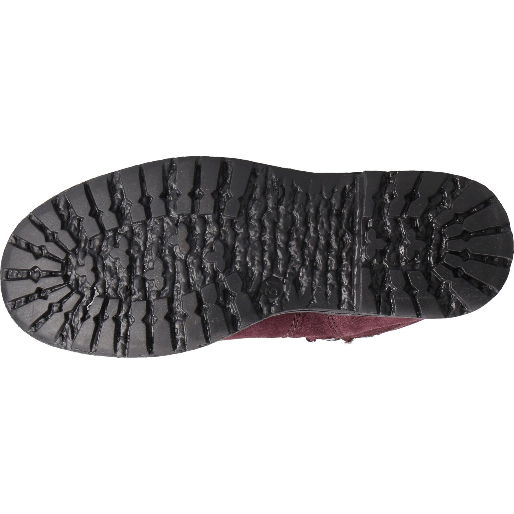 rote stiefel draufsicht